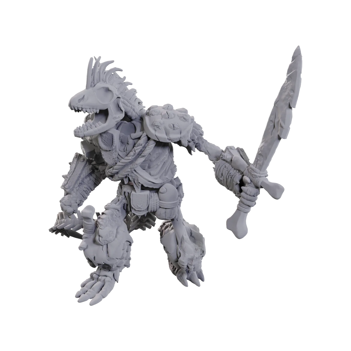 Dungeons & Dragons Nolzur's Marvelous Miniatures: Lizardfolk Skeleton - Image 2