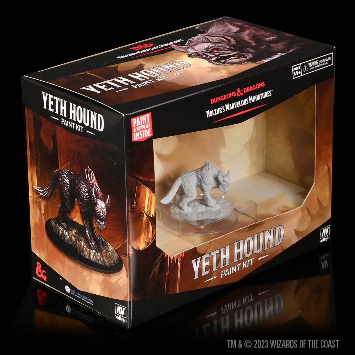 (DING & DENT) Dungeons & Dragons Nolzur's Marvelous Miniatures: Paint Kit- Yeth Hound - Image 2