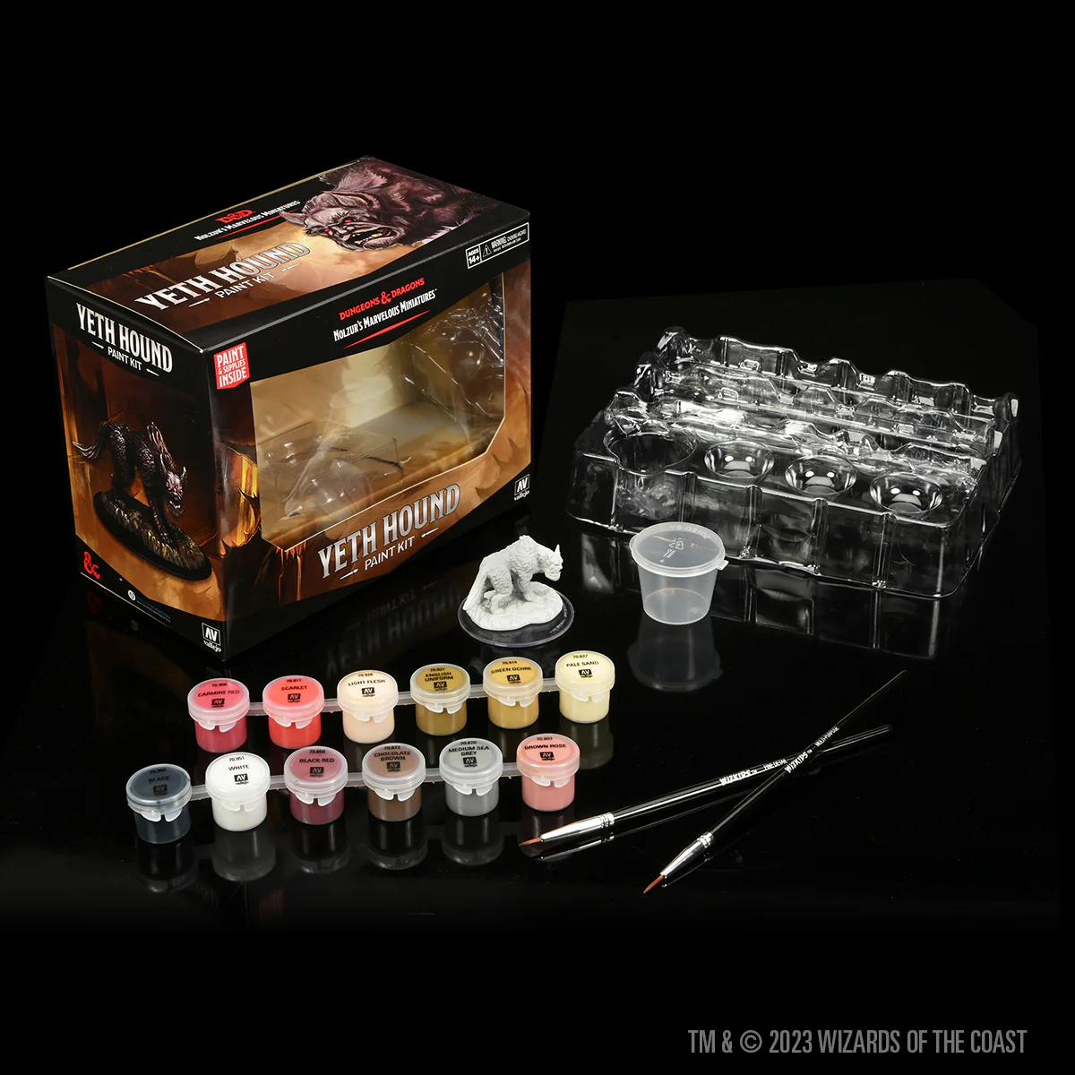 (DING & DENT) Dungeons & Dragons Nolzur's Marvelous Miniatures: Paint Kit- Yeth Hound - Image 5