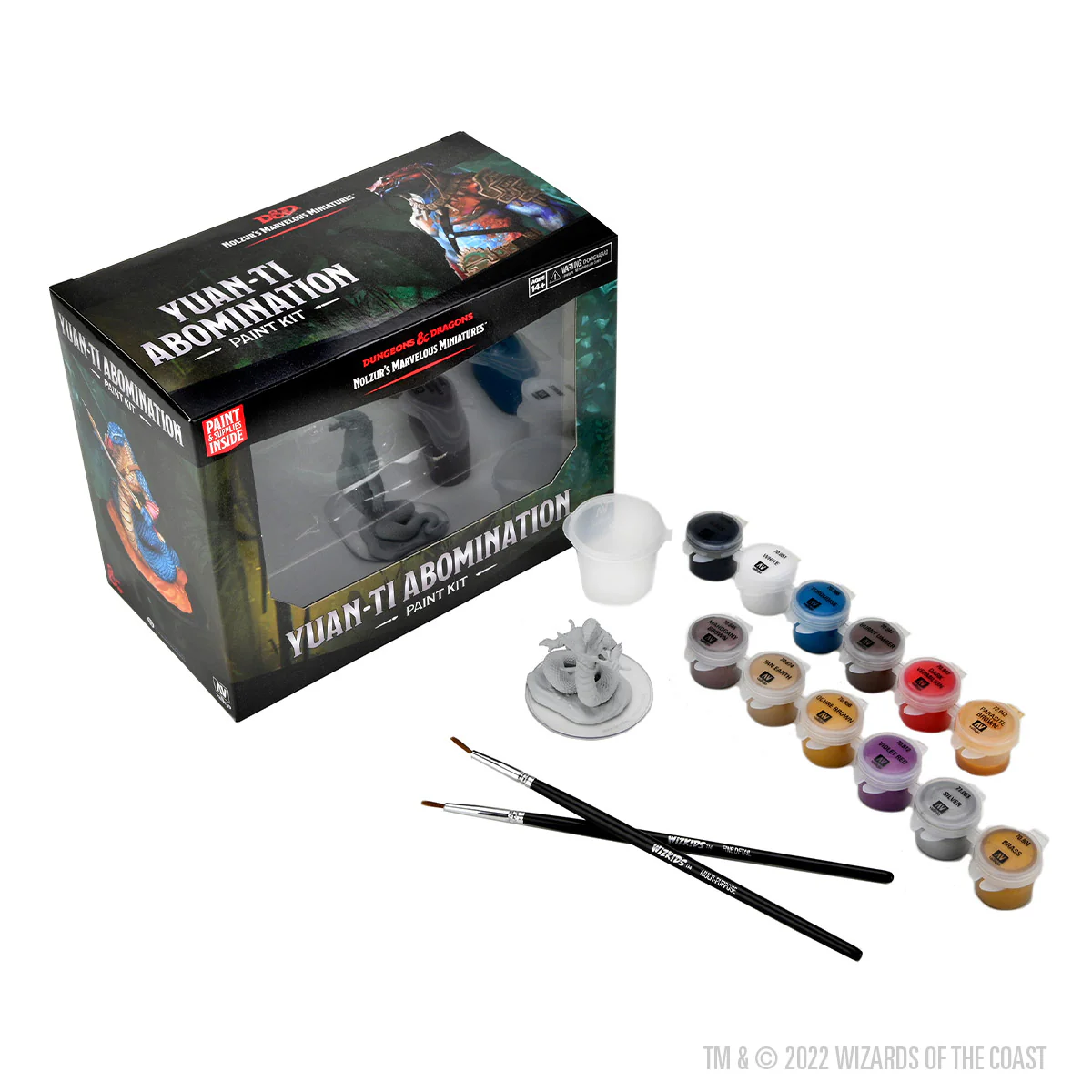 (DING & DENT) Dungeons & Dragons Nolzur's Marvelous Miniatures: Paint Kit- Yuan-ti Abomination - Image 3
