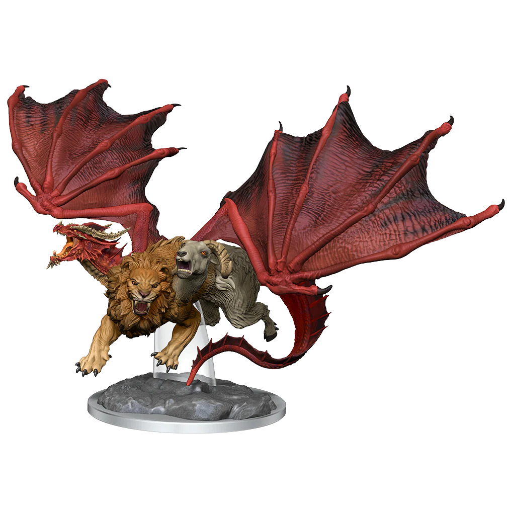 (DING & DENT) Dungeons & Dragons Nolzur's Marvelous Miniatures: Paint Night Kit #7 - Chimera - Image 3
