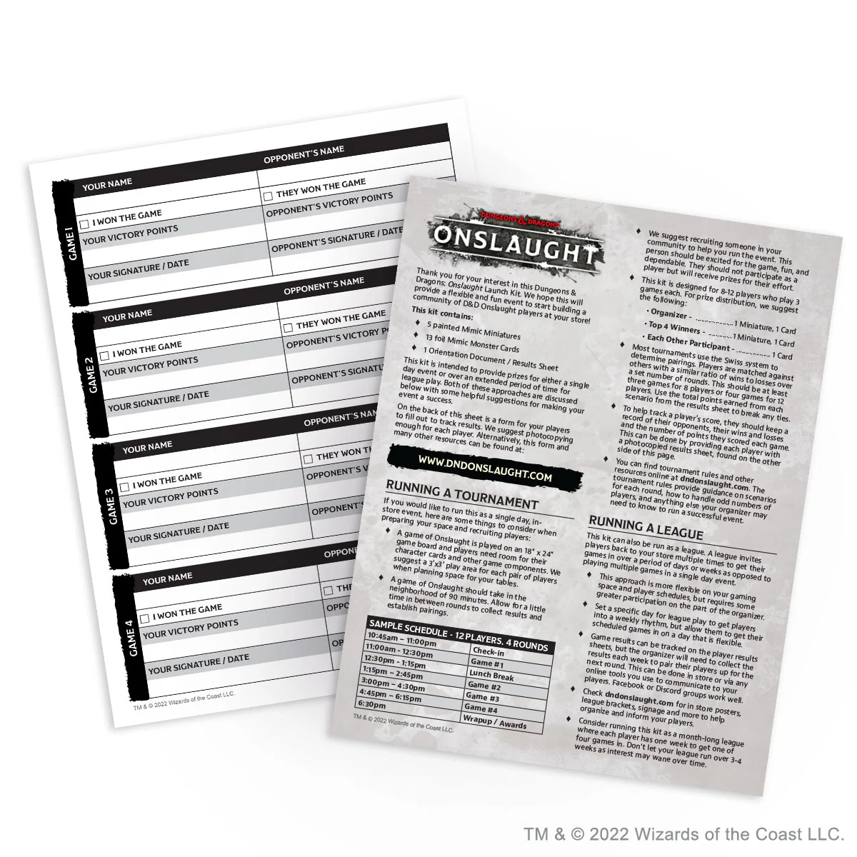 Dungeons & Dragons Onslaught: Launch Organized Play Kit - Image 3