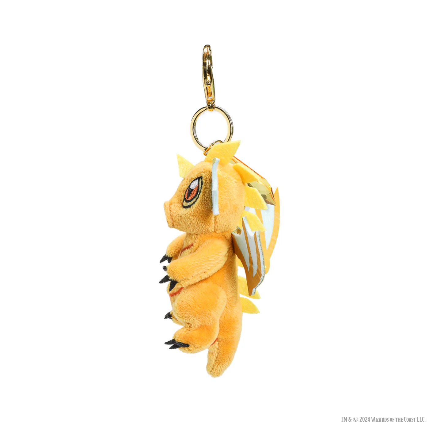 Dungeons & Dragons: 50th Anniversary Topaz Wyrmling Plush Charm by Kidrobot - Image 4