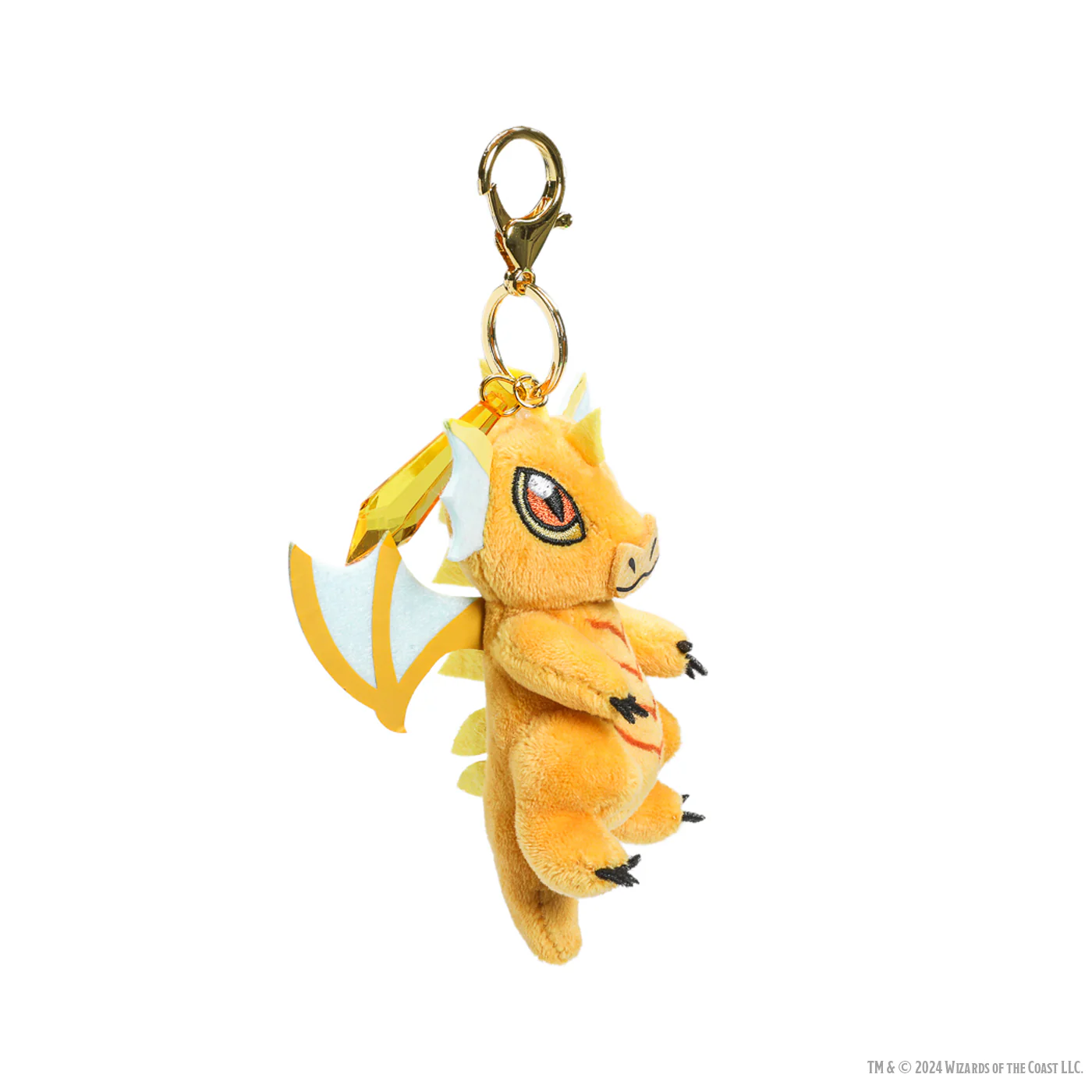 Dungeons & Dragons: 50th Anniversary Topaz Wyrmling Plush Charm by Kidrobot - Image 5