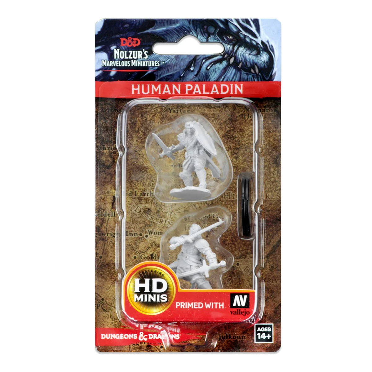 D&D Nolzur’s Marvelous Miniatures: Human Male Paladin