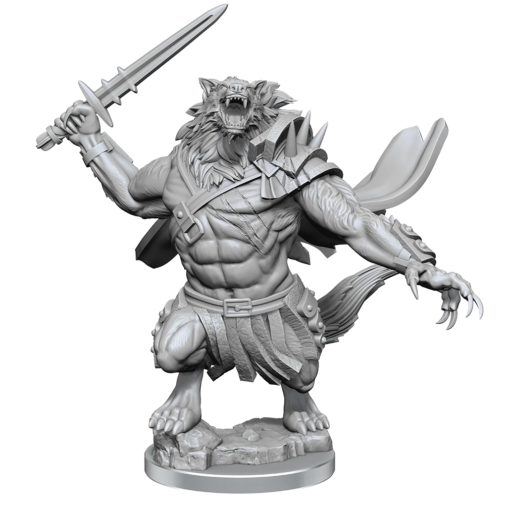 Magic: The Gathering Unpainted Miniatures - Arlinn Kord & Tovolar - Image 3
