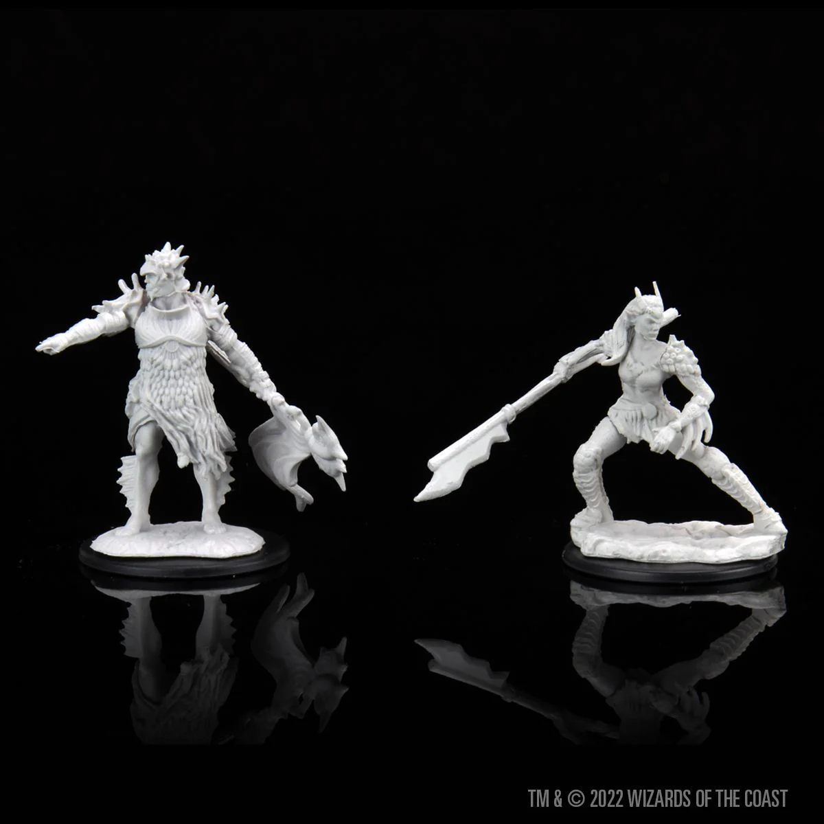 Magic: the Gathering Unpainted Miniatures - Coralhelm Commander & Halimar Wavewatch - Image 2