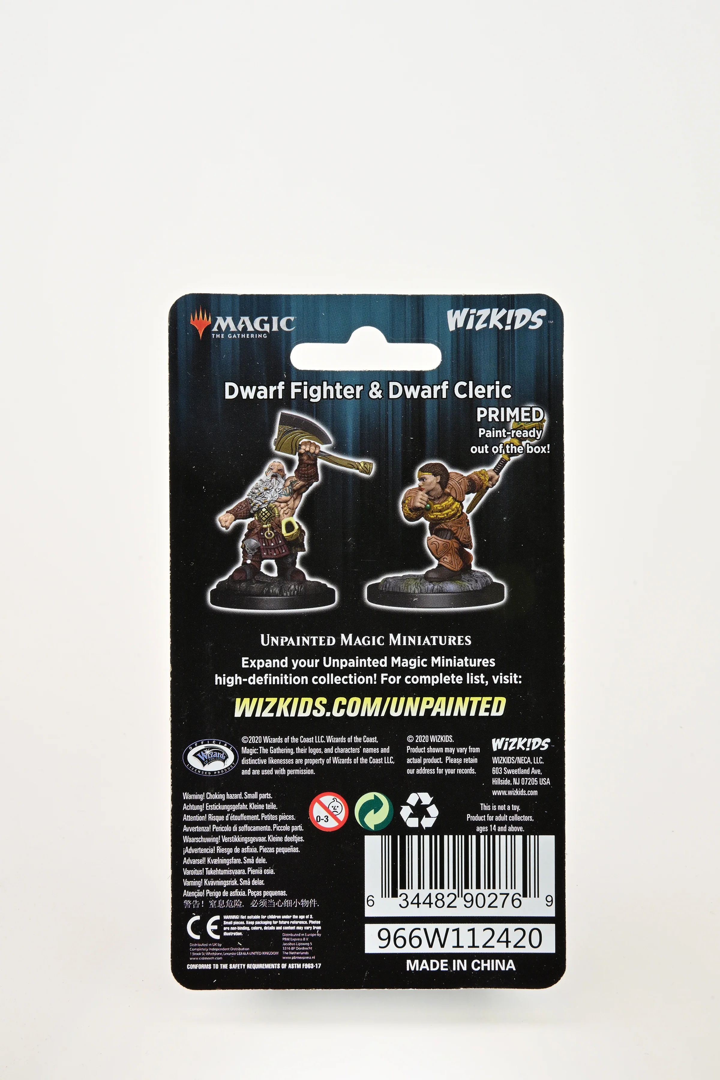Magic: the Gathering Unpainted Miniatures: Dwarf Fighter & Dwarf Cleric - Image 2