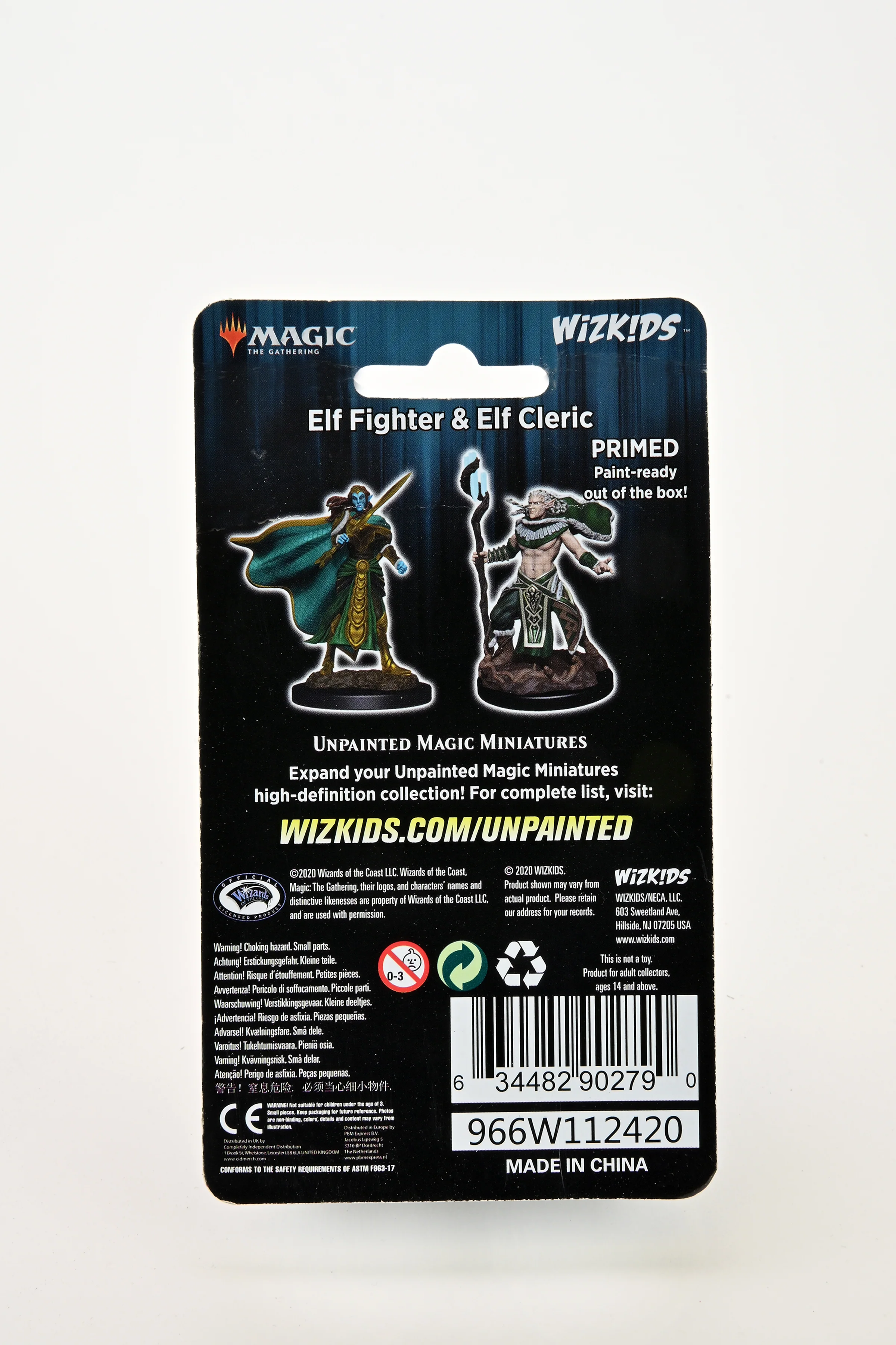 Magic: the Gathering Unpainted Miniatures: Elf Fighter & Elf Cleric - Image 2
