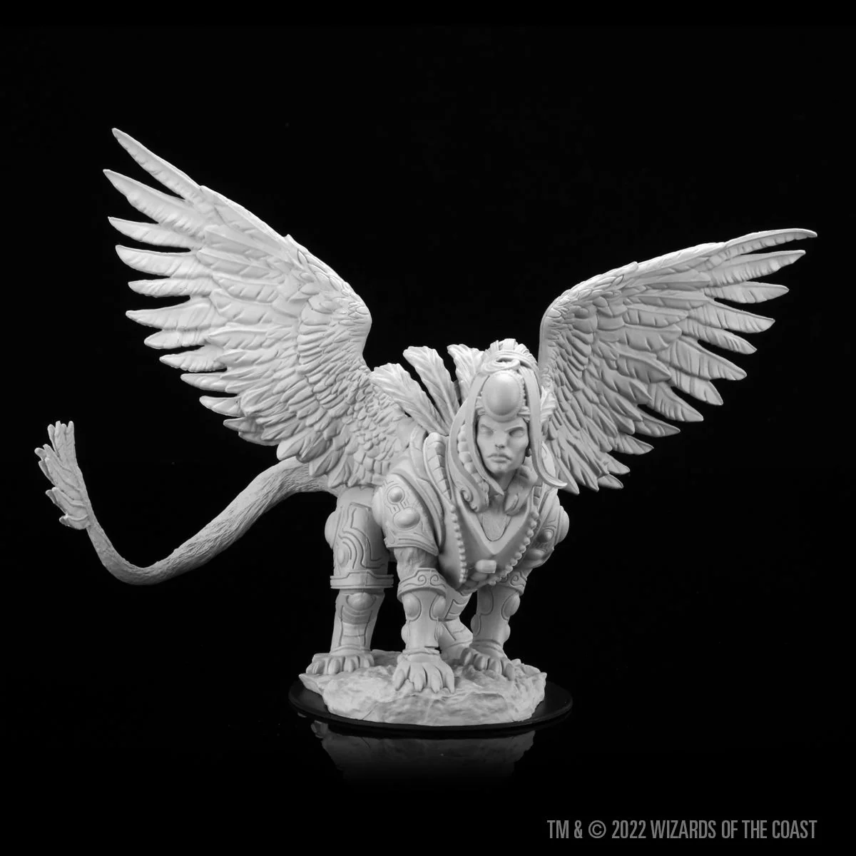 Magic: the Gathering Unpainted Miniatures: Isperia, Law Incarnate (Sphinx) - Image 2