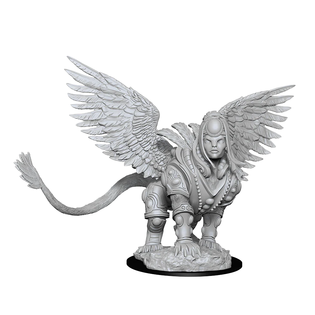 Magic: the Gathering Unpainted Miniatures: Isperia, Law Incarnate (Sphinx) - Image 4