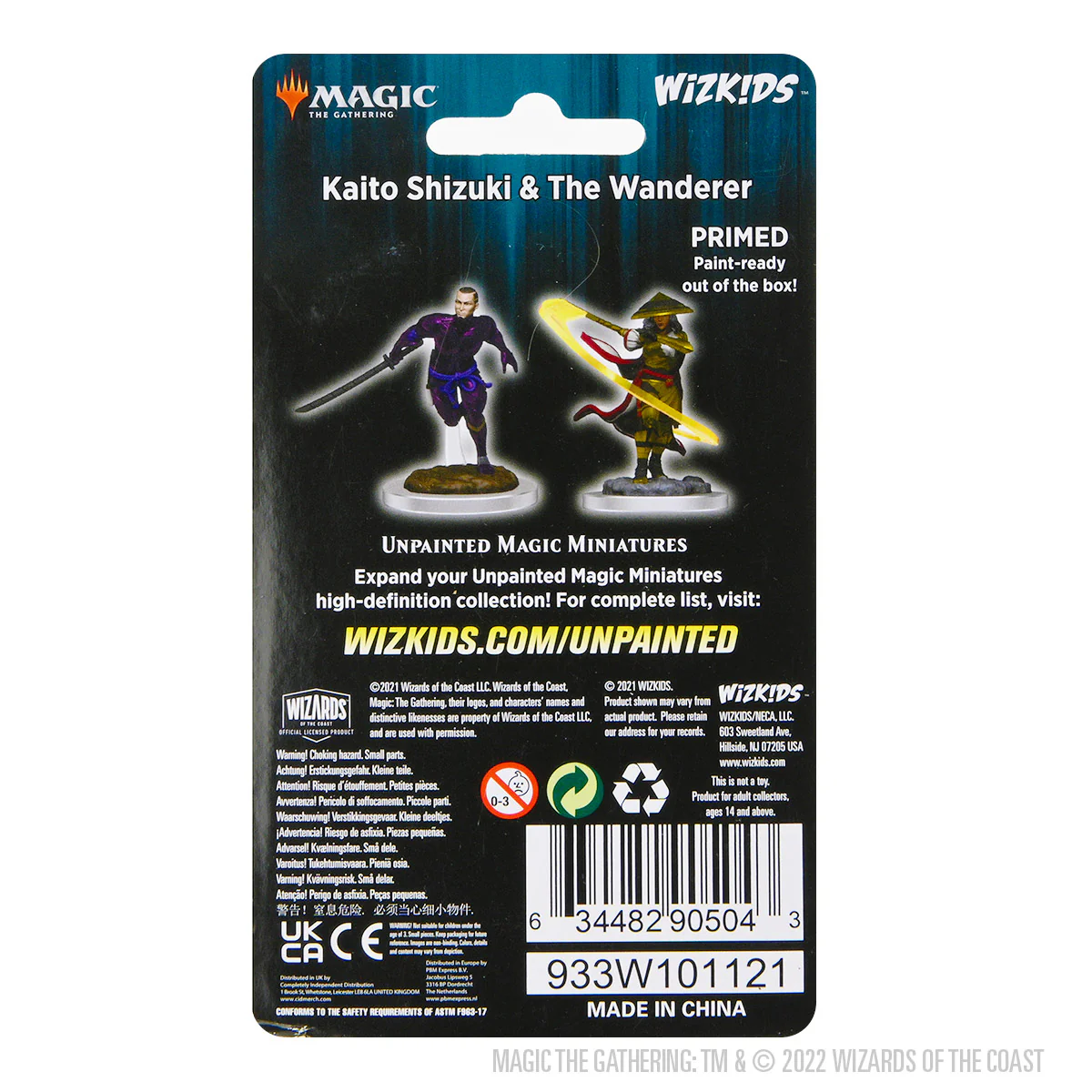 Magic: The Gathering Unpainted Miniatures - Kaito Shizuki & The Wanderer - Image 2