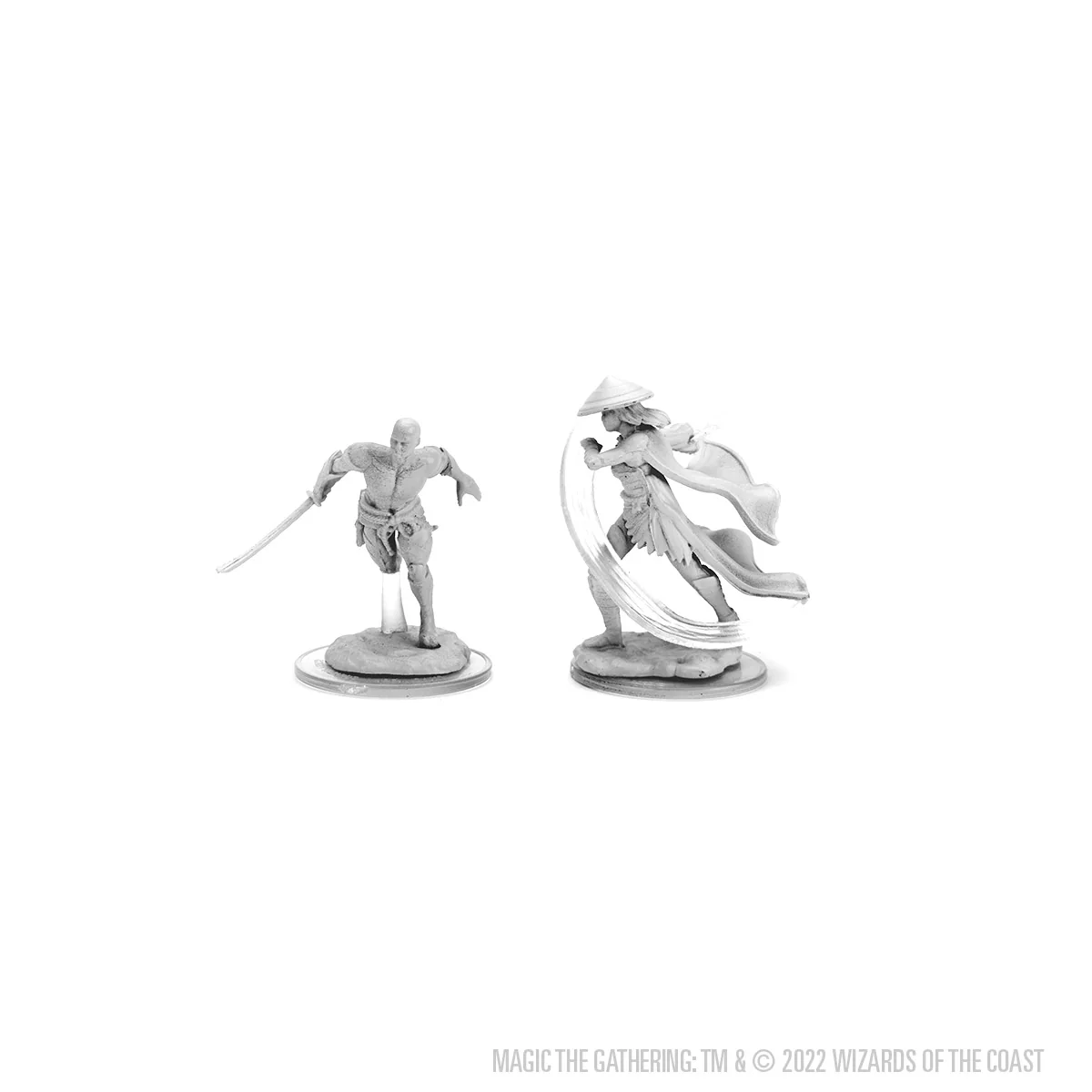 Magic: The Gathering Unpainted Miniatures - Kaito Shizuki & The Wanderer - Image 3