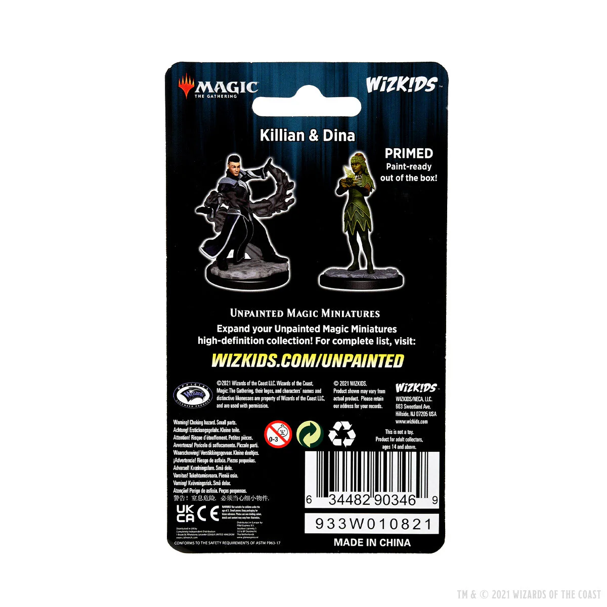Magic: The Gathering Unpainted Miniatures: Killian & Dina - Image 2