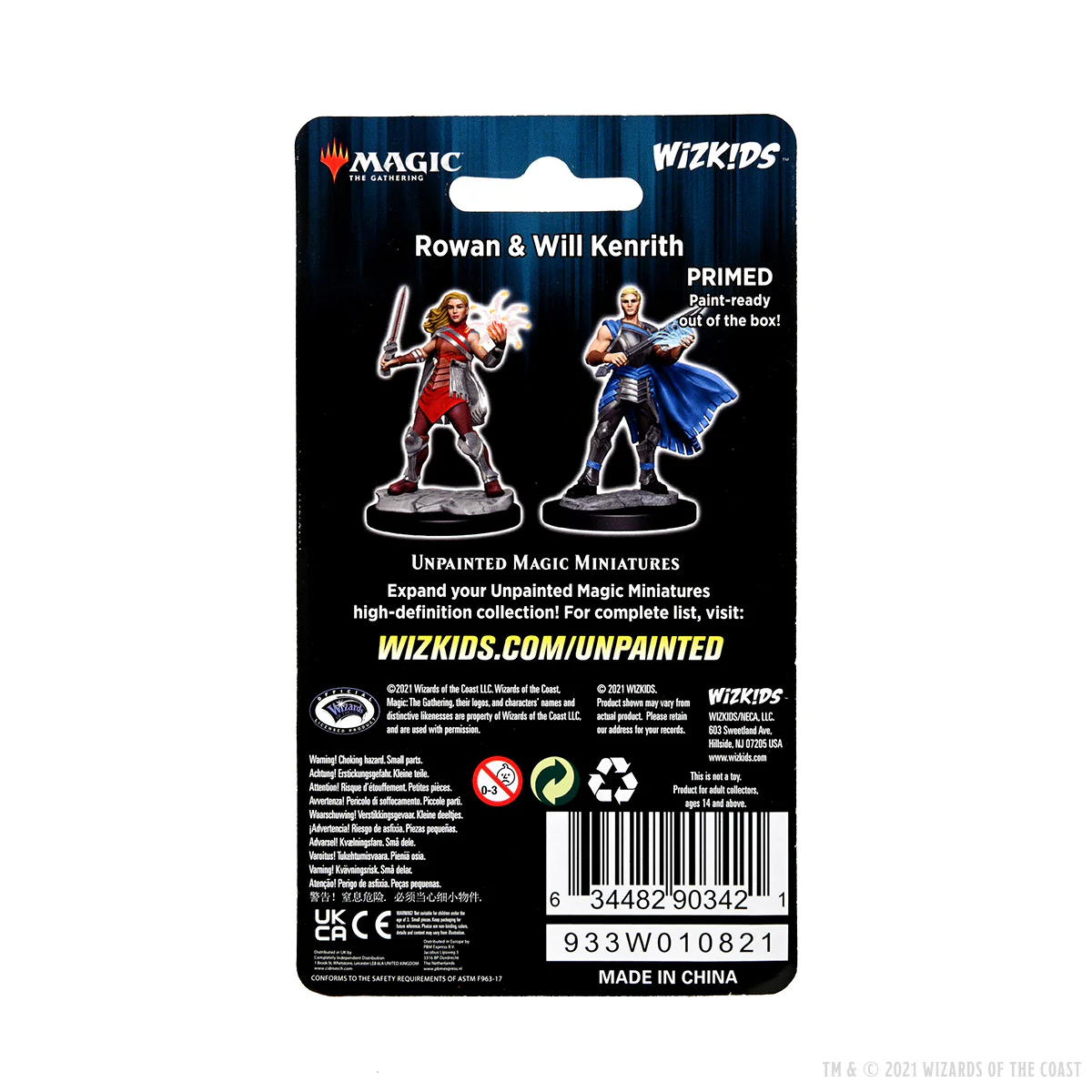 Magic: The Gathering Unpainted Miniatures: Rowan Kenrith & Will Kenrith - Image 2