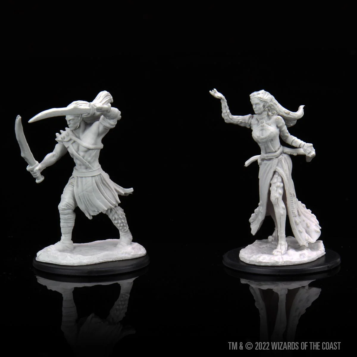 Magic: the Gathering Unpainted Miniatures - Vampire Lacerator & Vampire Hexmage - Image 2