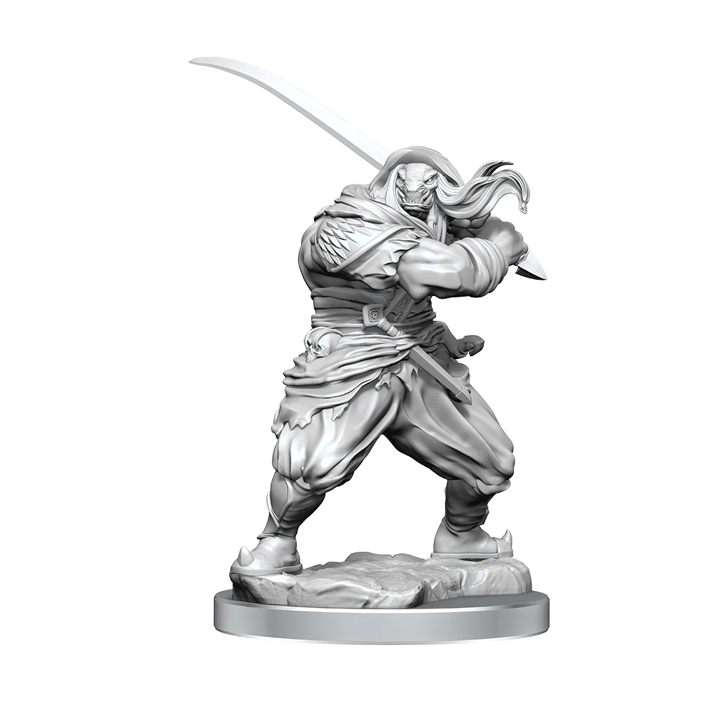 Magic: The Gathering Unpainted Miniatures - Zurgo Helmsmasher & Unyielding Krumar - Image 3