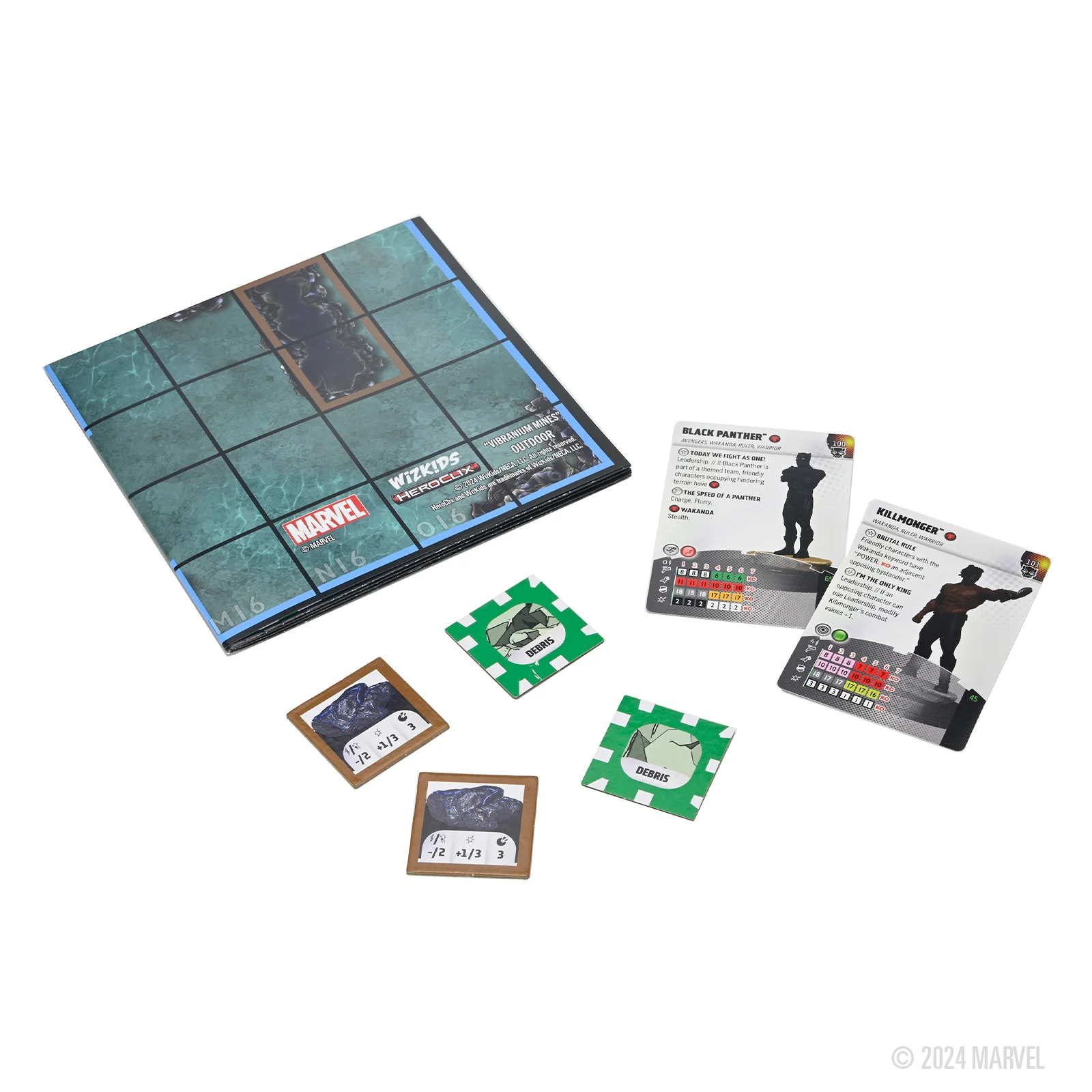 Marvel HeroClix: Black Panther Play at Home Kit (T'Challa vs Killmonger) - Image 2