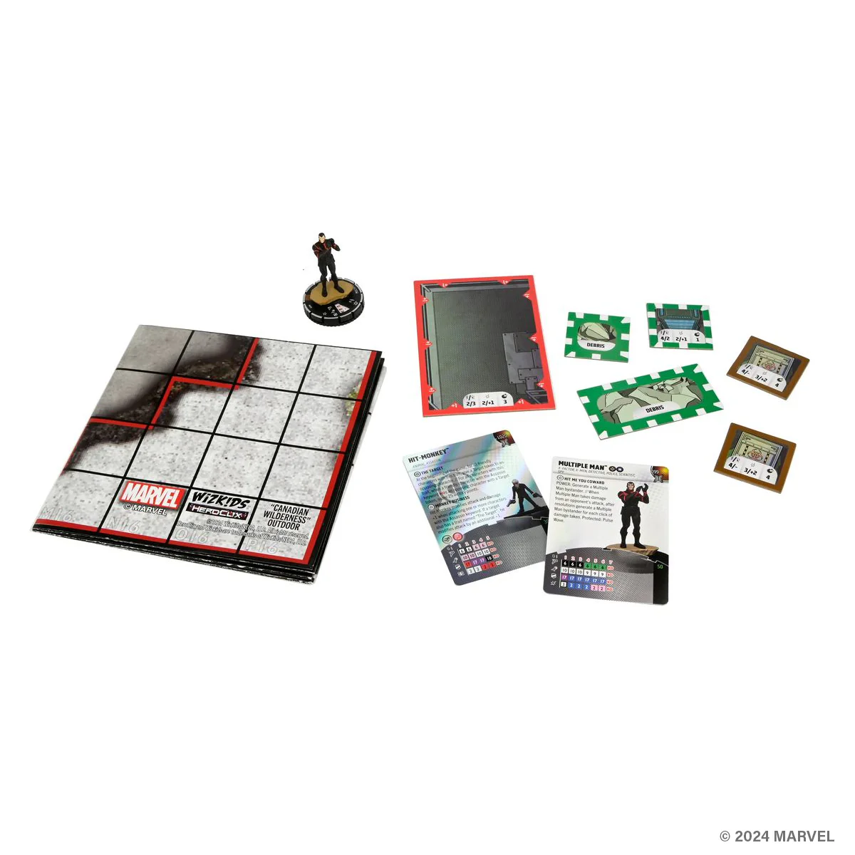 Marvel HeroClix: Deadpool Weapon X Play at Home Kit Multiple Man (Online Exclusive) - Image 4