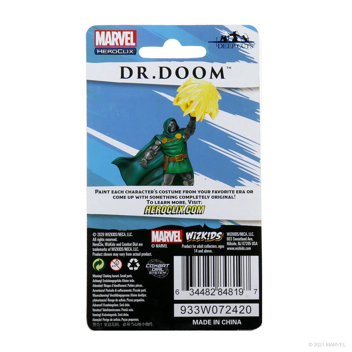 Marvel HeroClix Deep Cuts Unpainted Miniatures: Dr. Doom - Image 2