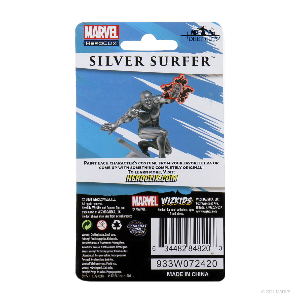 Marvel HeroClix Deep Cuts Unpainted Miniatures: Silver Surfer - Image 4