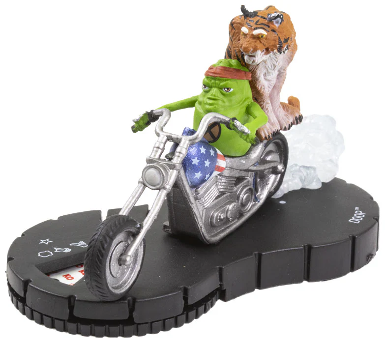 Marvel HeroClix: Doop on Motorcycle with Tiger - Image 2