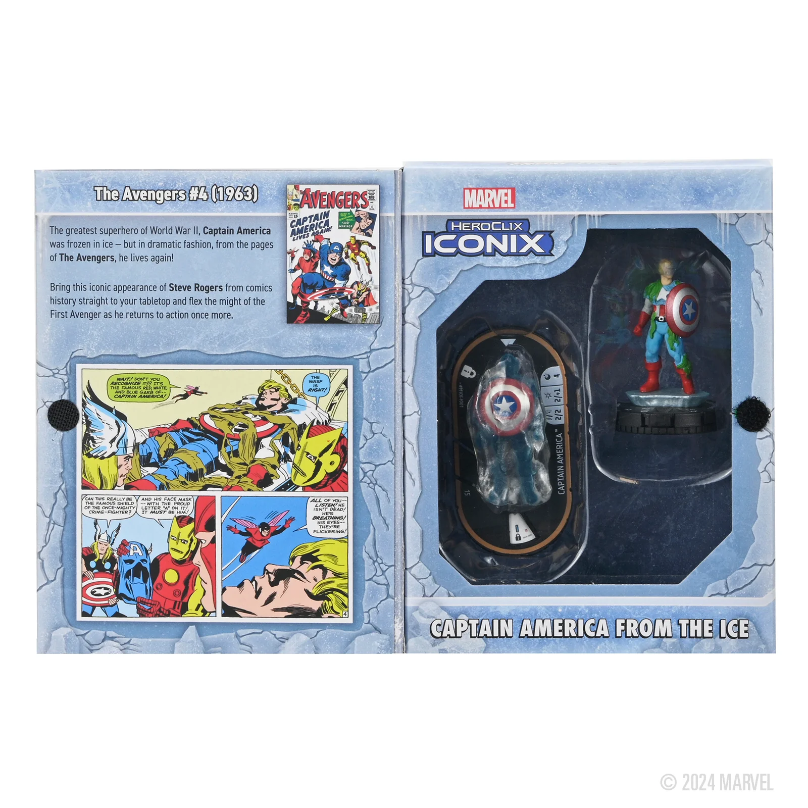 Marvel HeroClix Iconix: Captain America from the Ice - Image 3