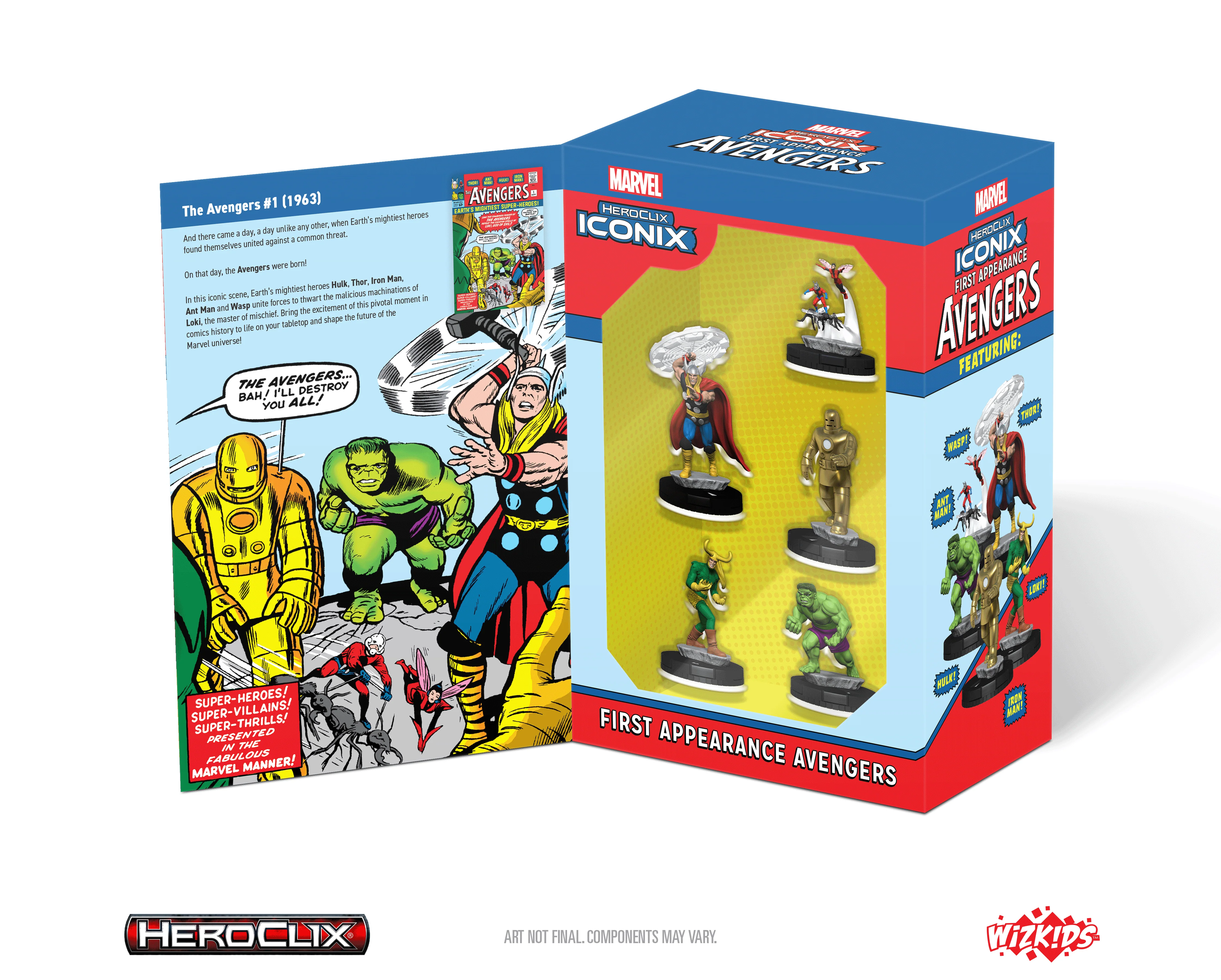 Marvel HeroClix Iconix: First Appearance Avengers - Image 2
