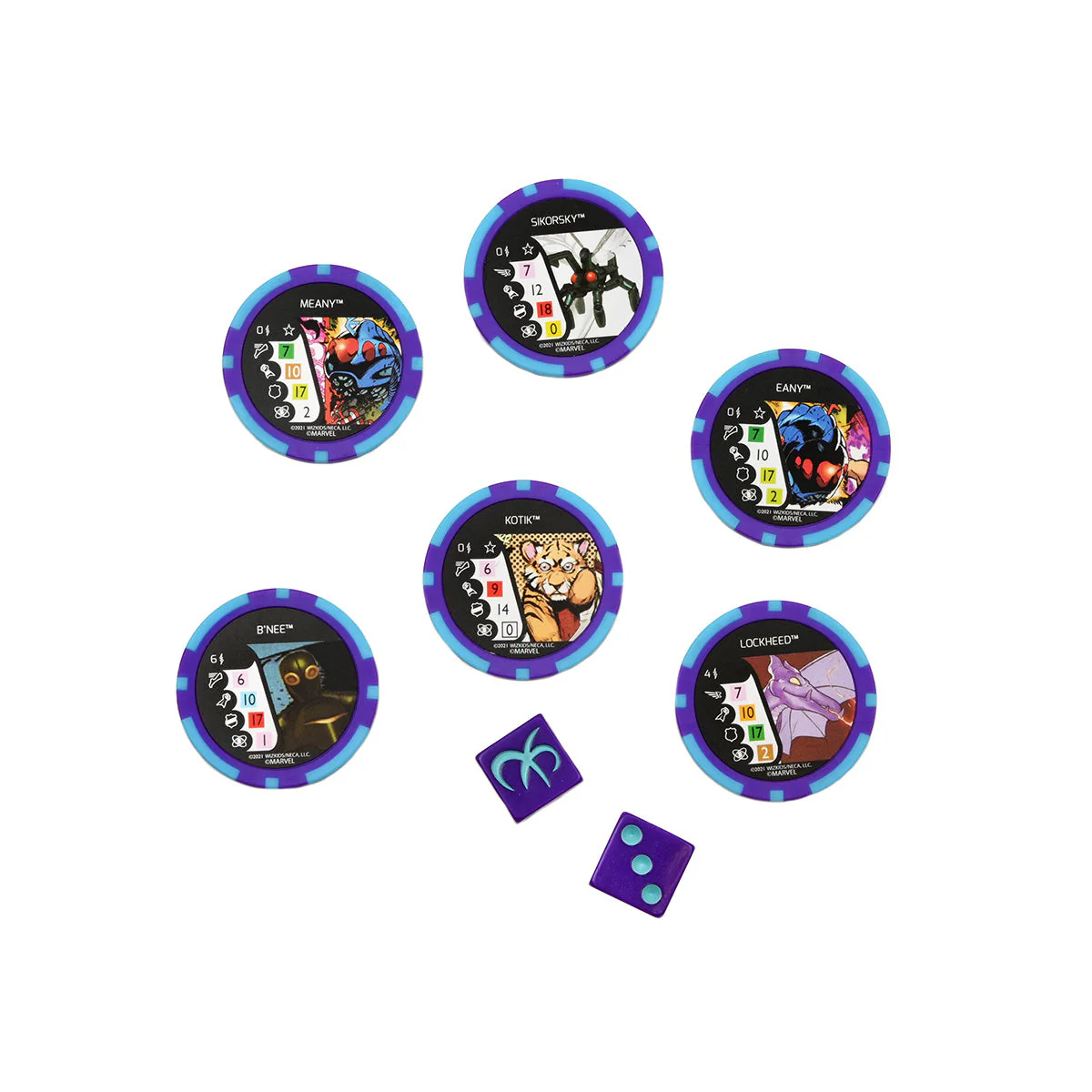 Marvel HeroClix: X-Men Rise and Fall Dice & Token Pack - Image 4