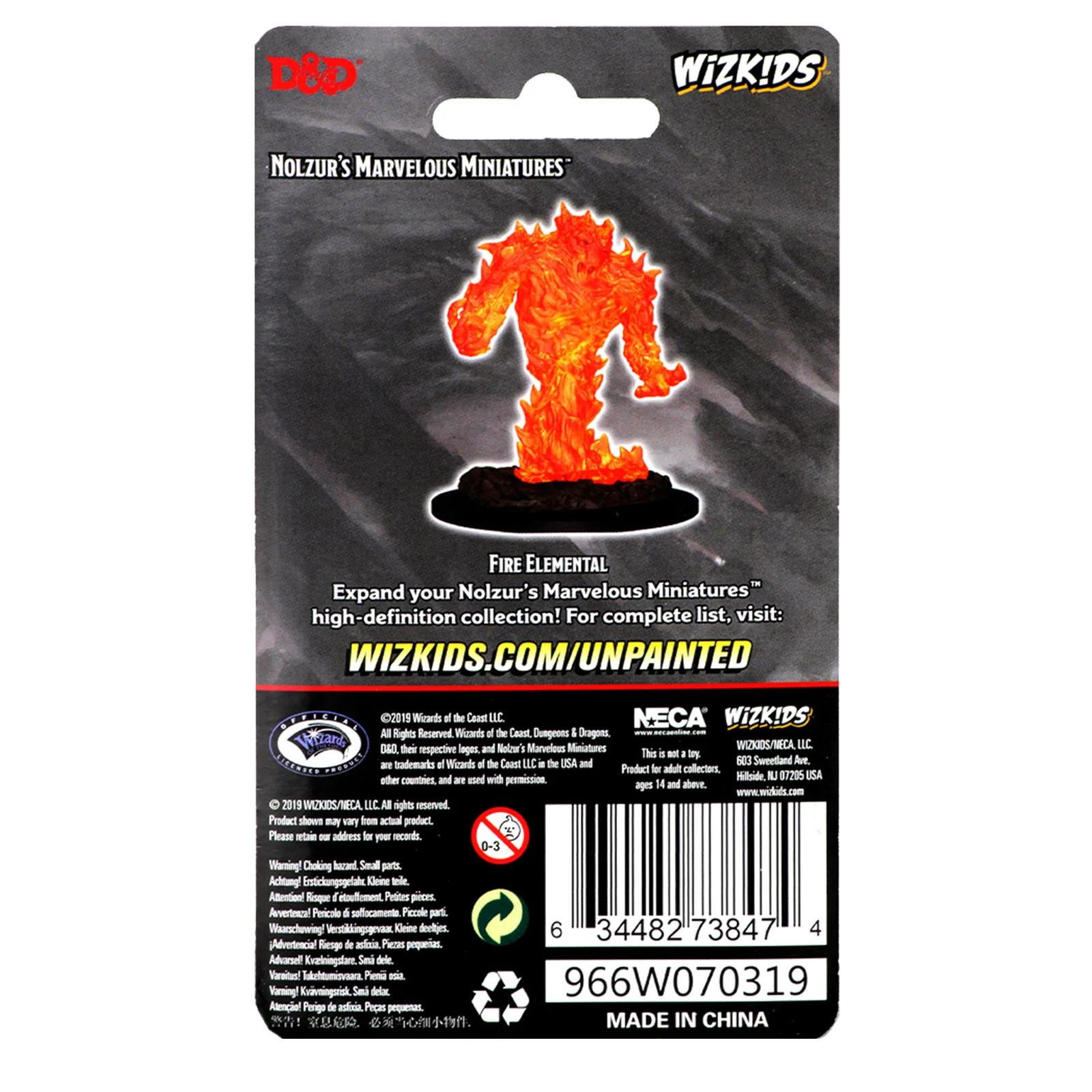 D&D Nolzur's Marvelous Miniatures: Fire Elemental - Image 2