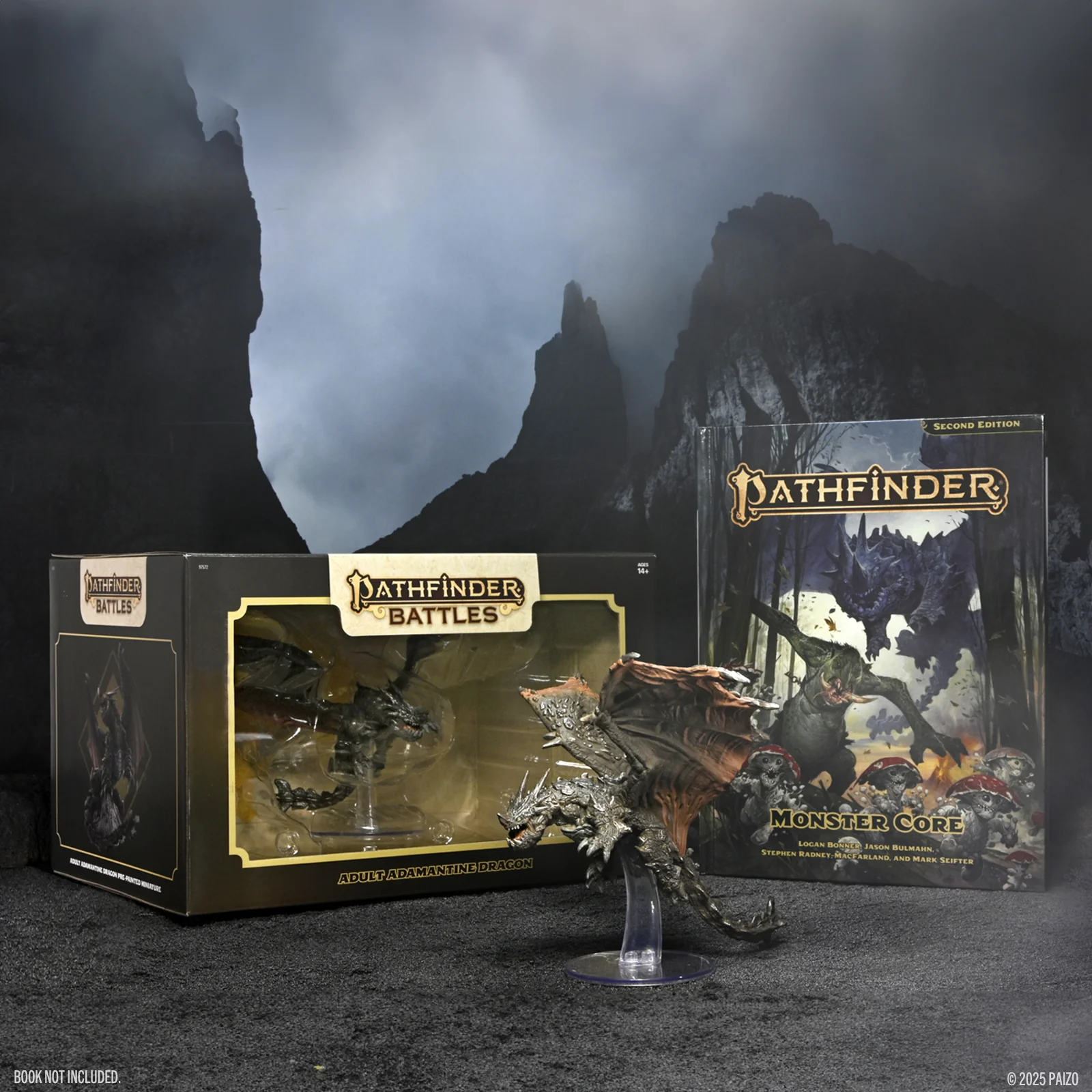Pathfinder Battles: Adult Adamantine Dragon Boxed Miniature - Image 13