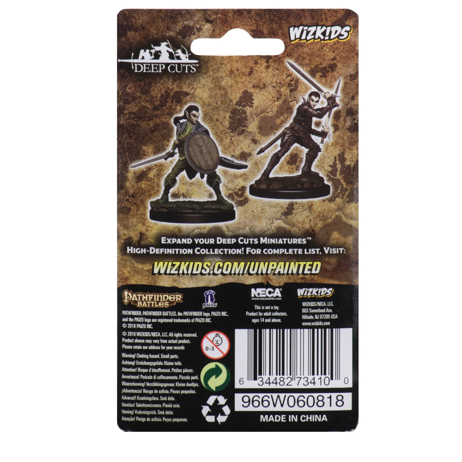 Pathfinder Battles  Deep Cuts : Female Elf Fighter - Image 2