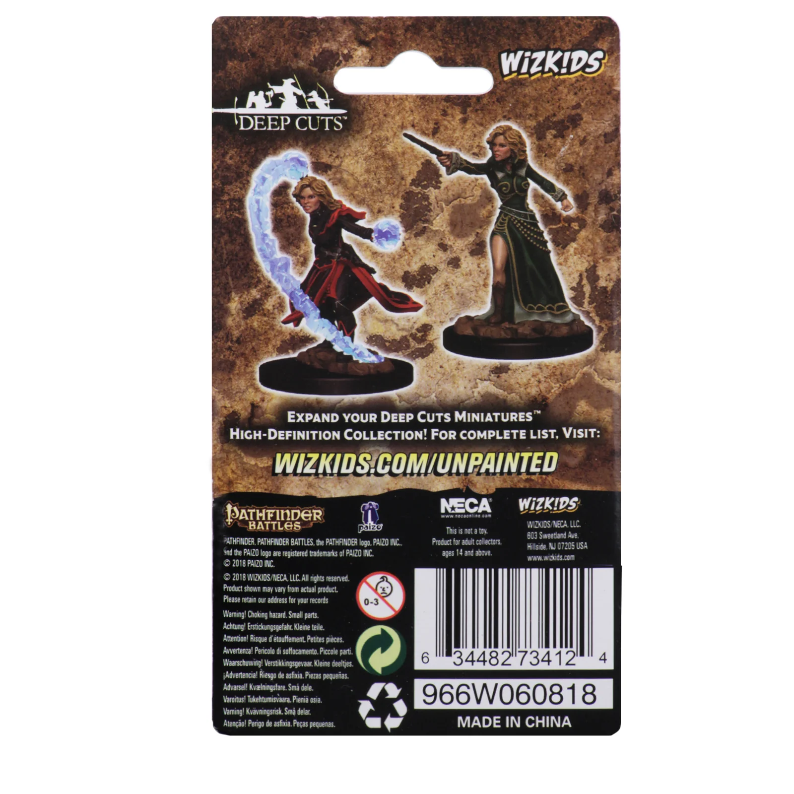 Pathfinder Battles  Deep Cuts : Female Human Wizard - Image 2