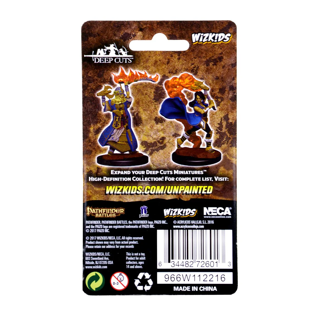 Pathfinder Battles Deep Cuts Unpainted Miniatures: Human Female Cleric - Image 2