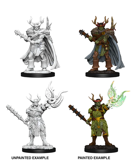 Pathfinder Battles Deep Cuts - Male Half-Orc Druid