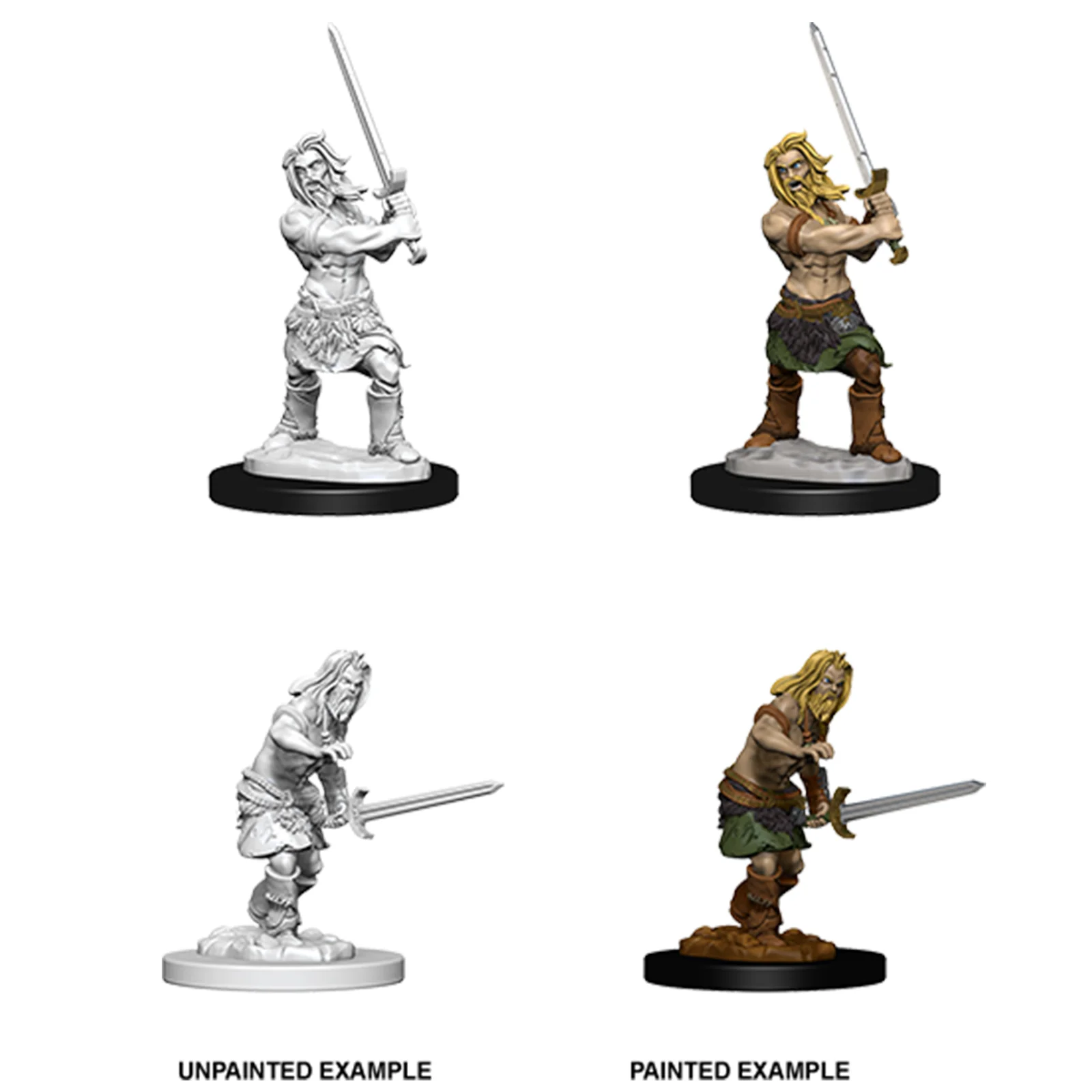 Pathfinder Battles Deep Cuts : Male Human Barbarian - Image 3