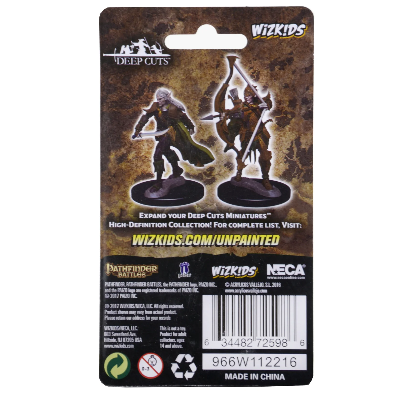 Pathfinder Battles Deep Cuts Unpainted Miniatures: Elf Male Fighter - Image 2