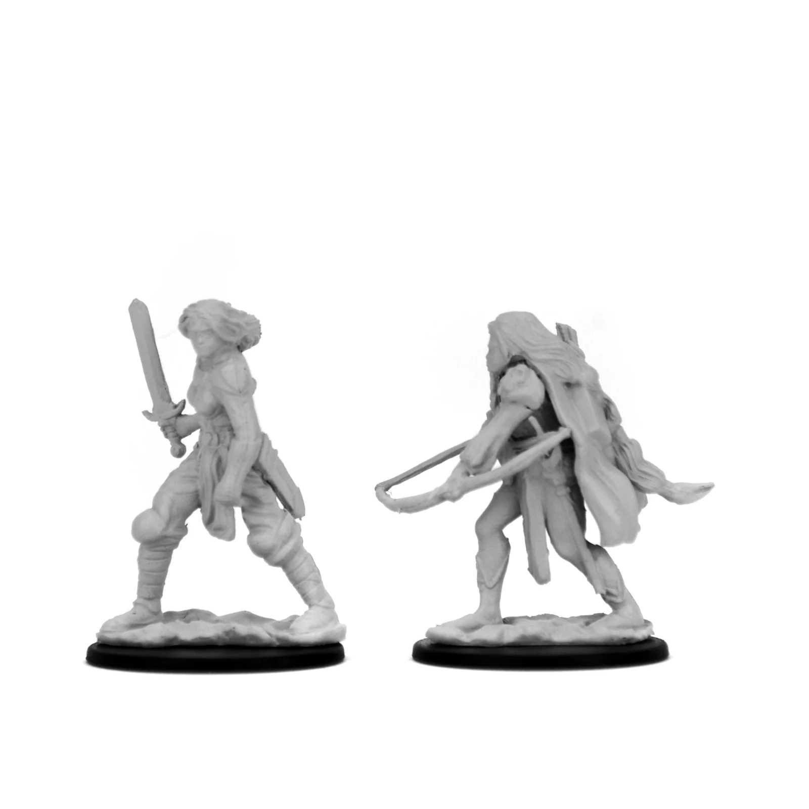 Pathfinder Battles Deep Cuts Unpainted Miniatures: Human Female Fighter - Image 3