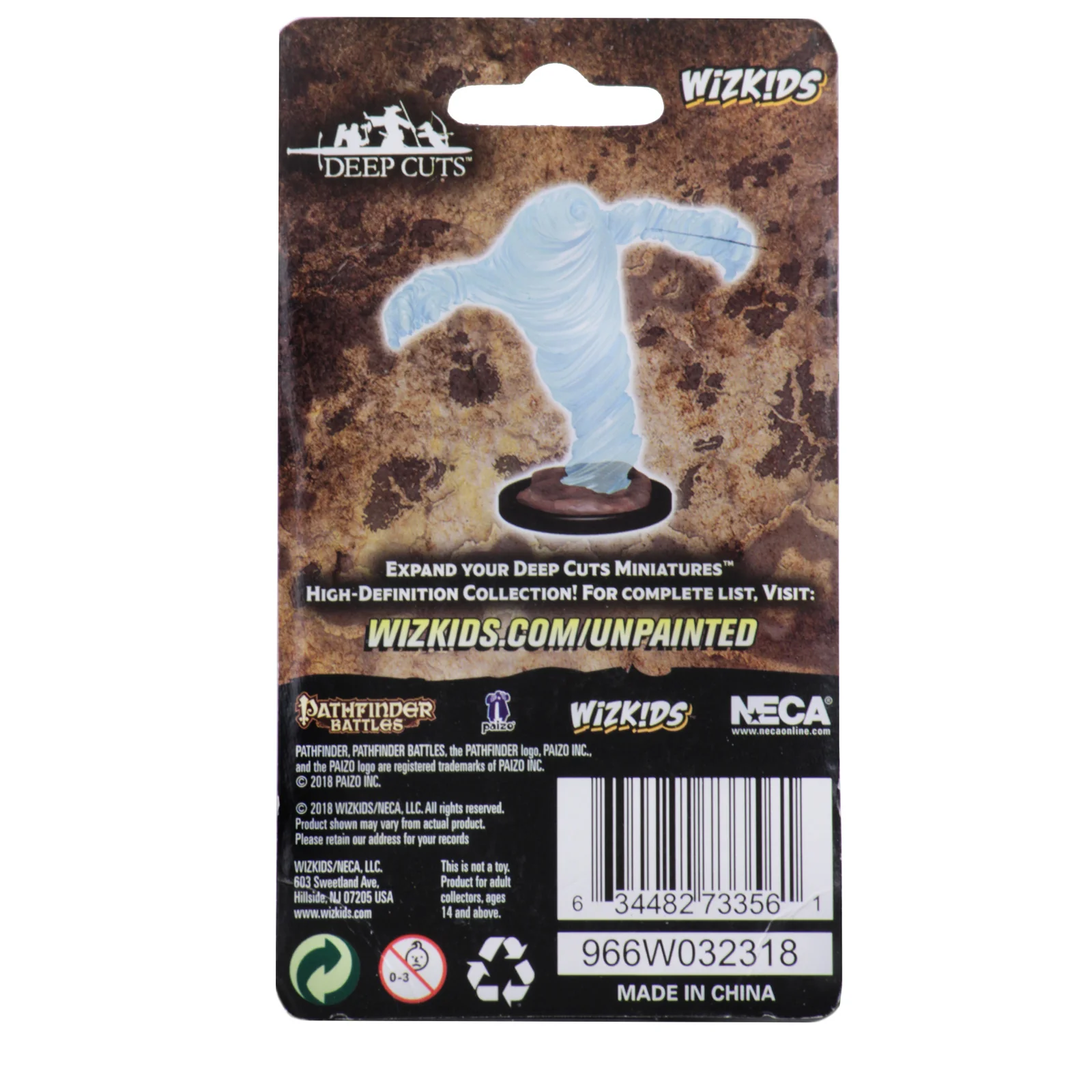 Pathfinder Battles  Deep Cuts  Unpainted Miniatures: Medium Air Elemental - Image 2