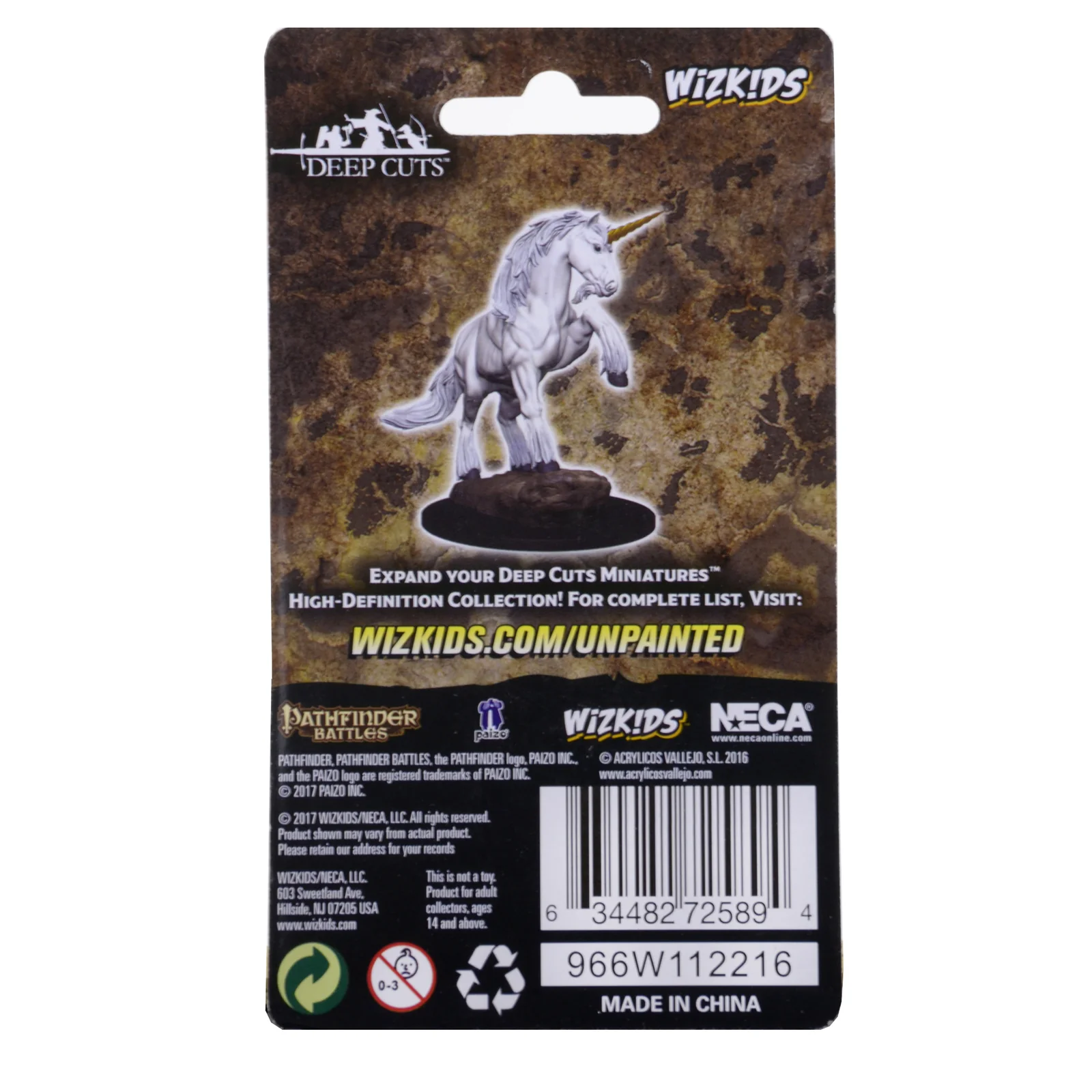 Pathfinder Battles Deep Cuts Unpainted Miniatures: Unicorn - Image 2