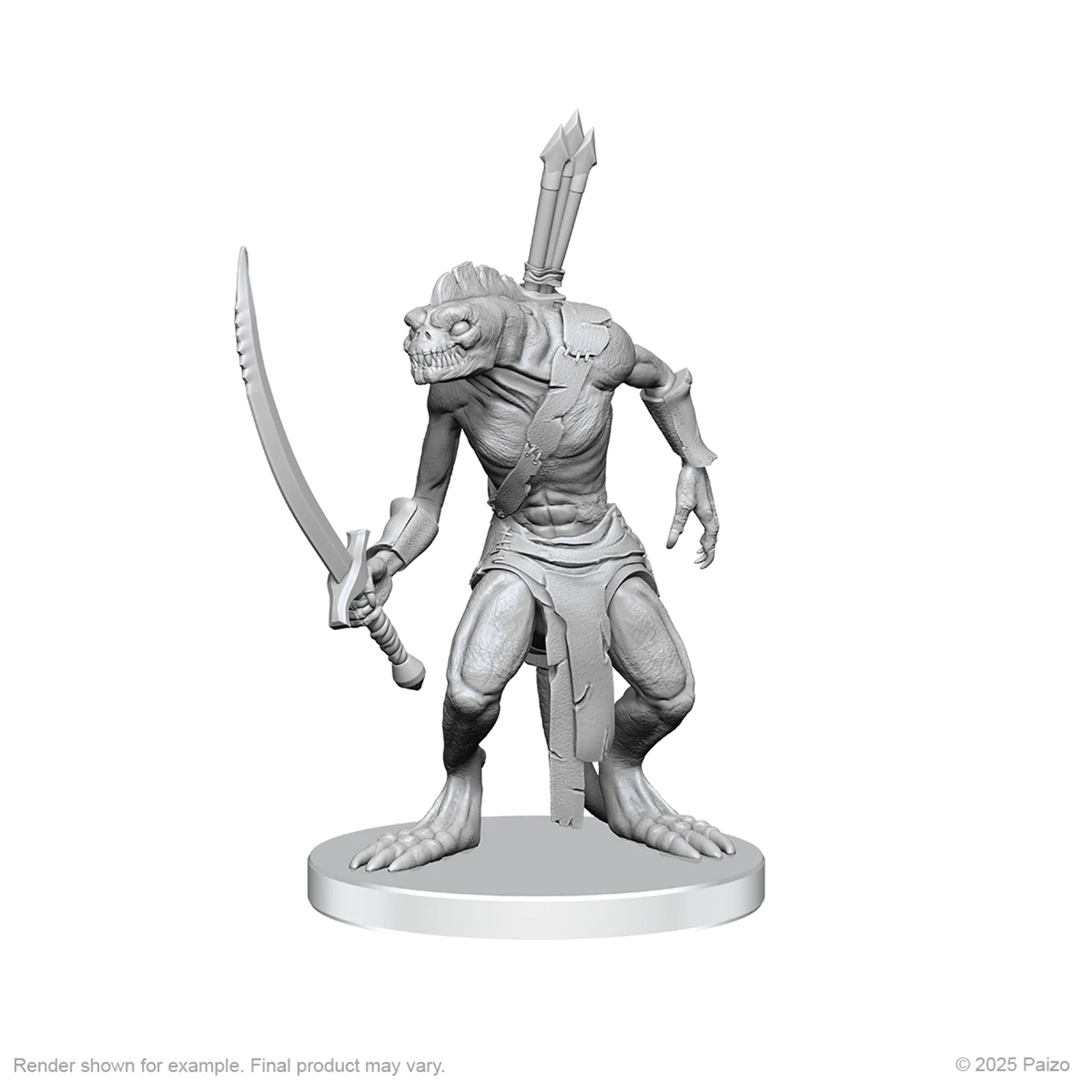 Pathfinder Battles Deep Cuts: Xulgath Skirmisher & Stoneliege