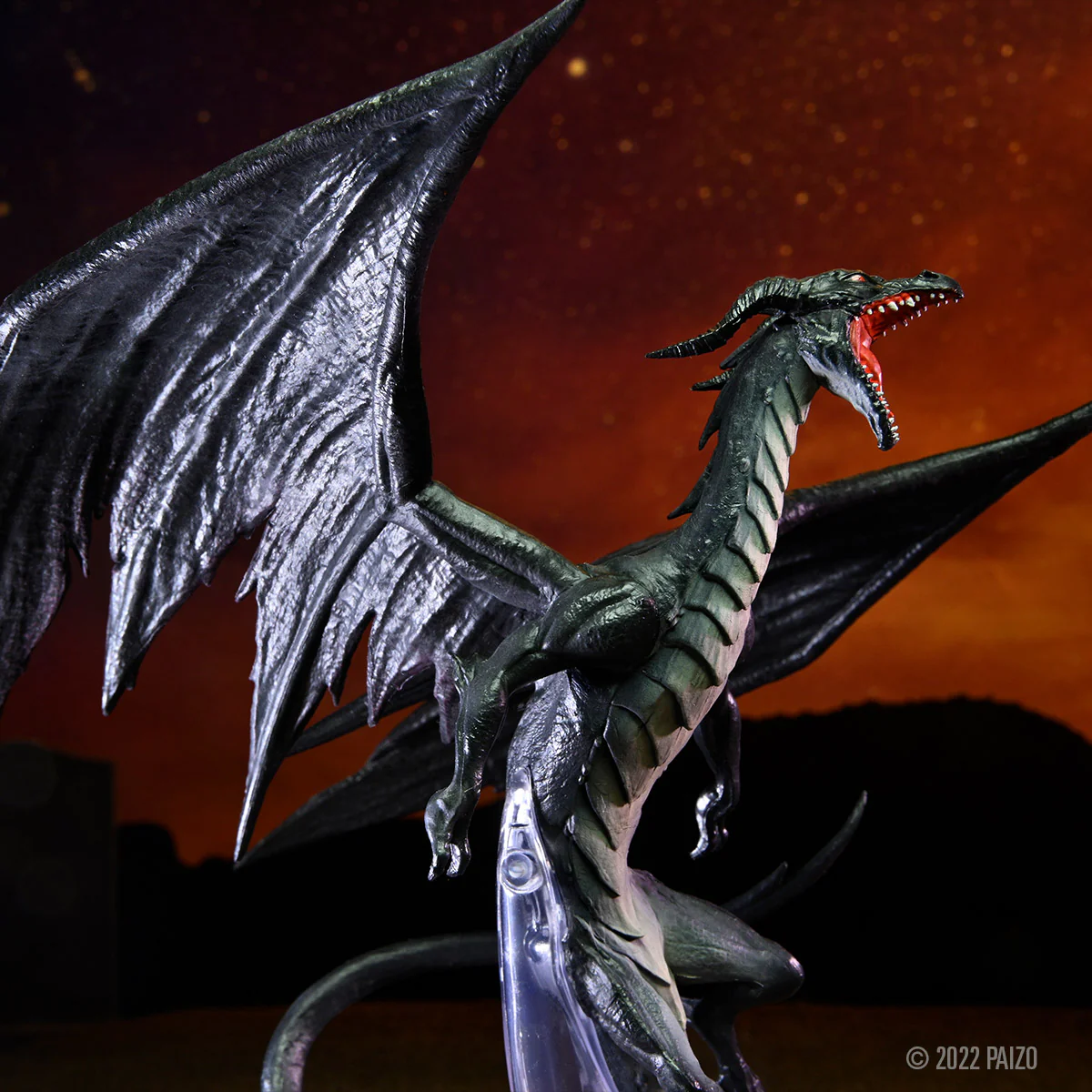 Pathfinder Battles: Impossible Lands - Adult Umbral Dragon Boxed Figure - Image 11
