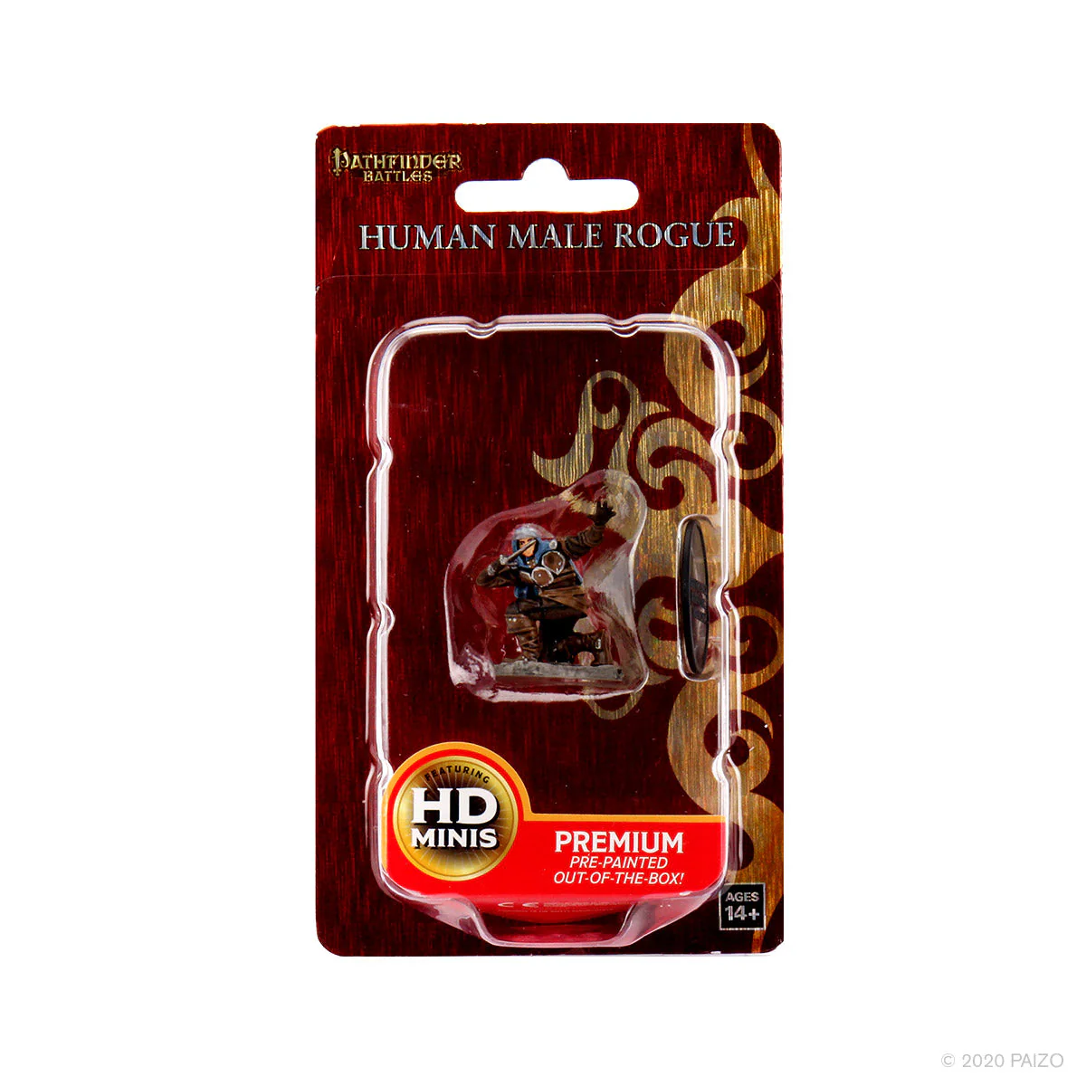 Pathfinder Battles: Premium Painted Figure - Human Rogue Male