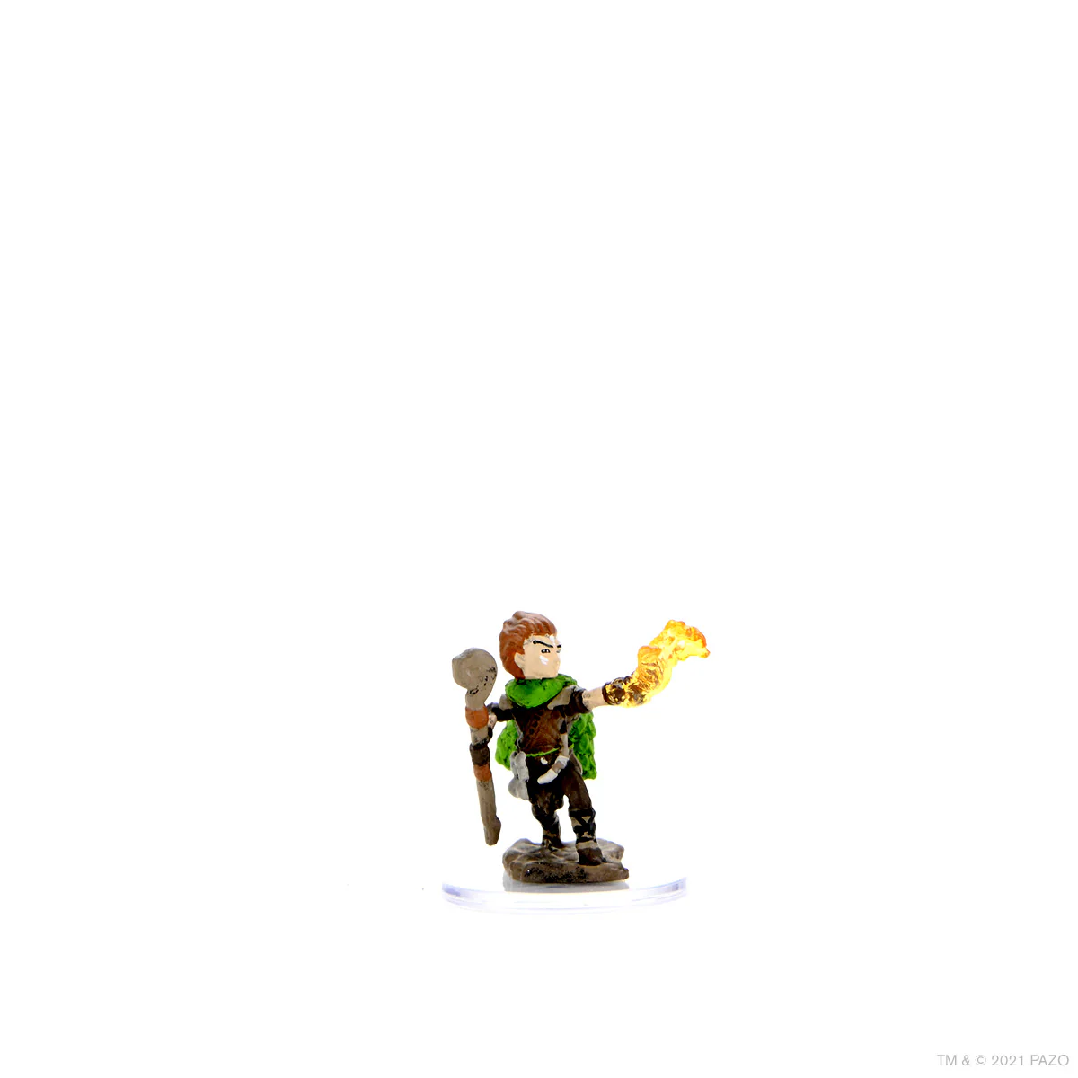 Pathfinder Battles: Premium Painted Figure - Male Gnome Druid - Image 3