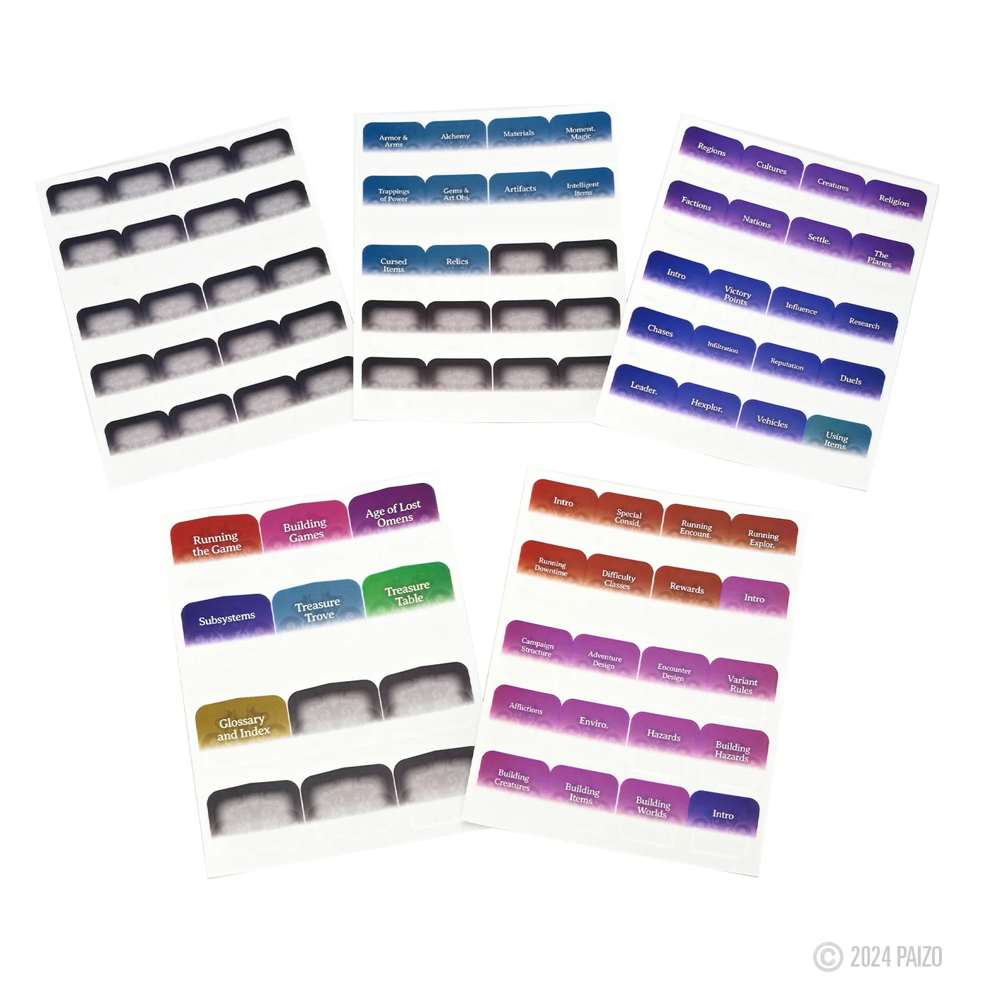 Pathfinder Book Tabs: GM Core - Image 3