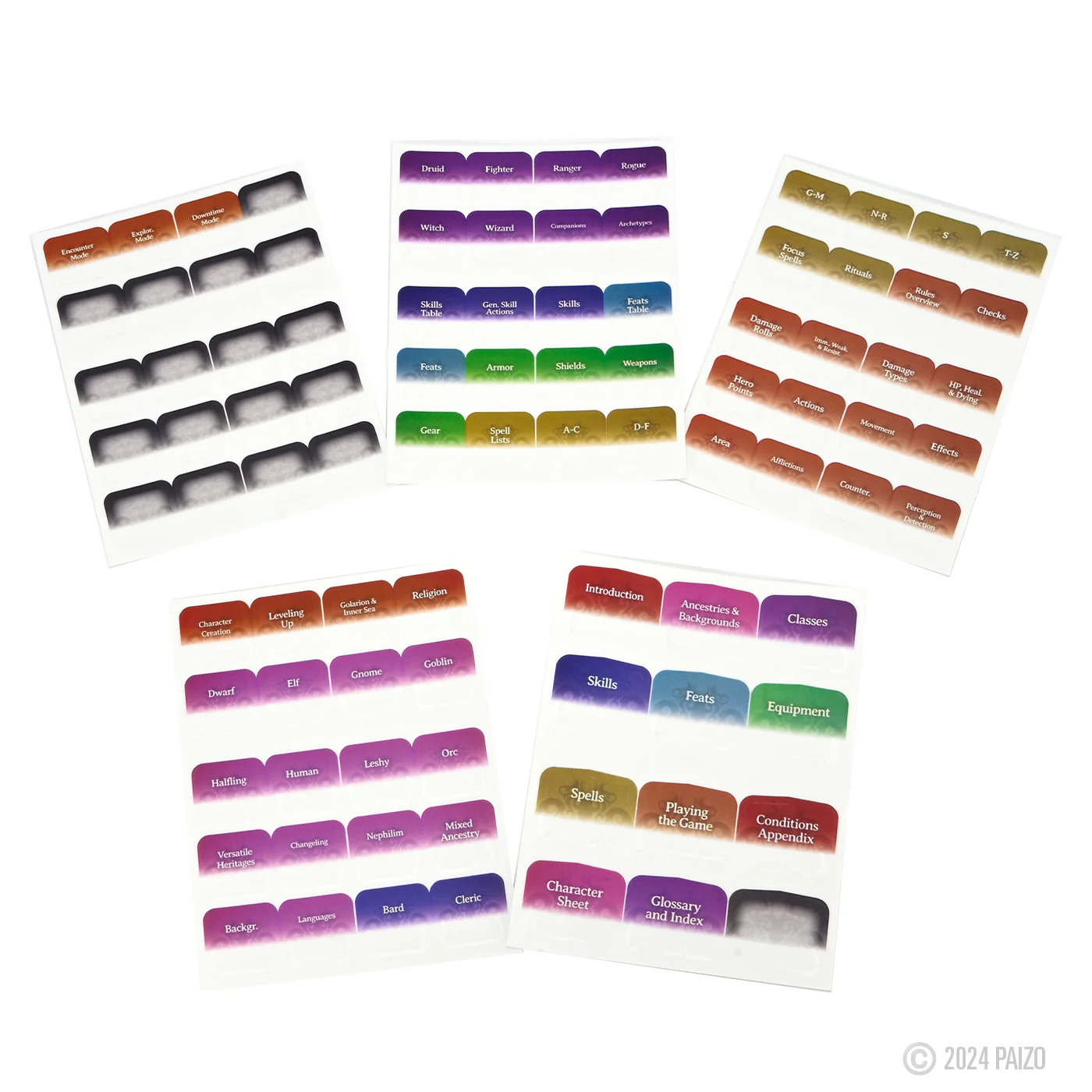 Pathfinder Book Tabs: Player Core - Image 3