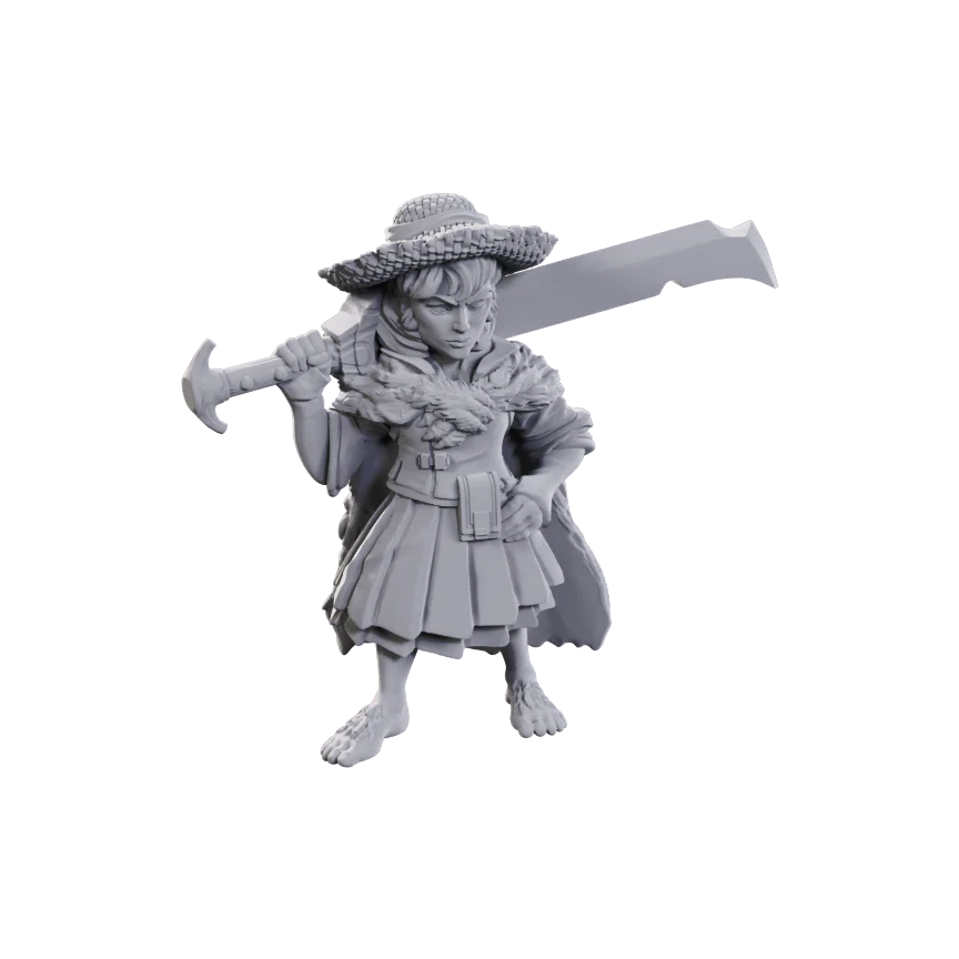 Pathfinder Deep Cuts: Female Halfling Magus Low-Level - Image 3