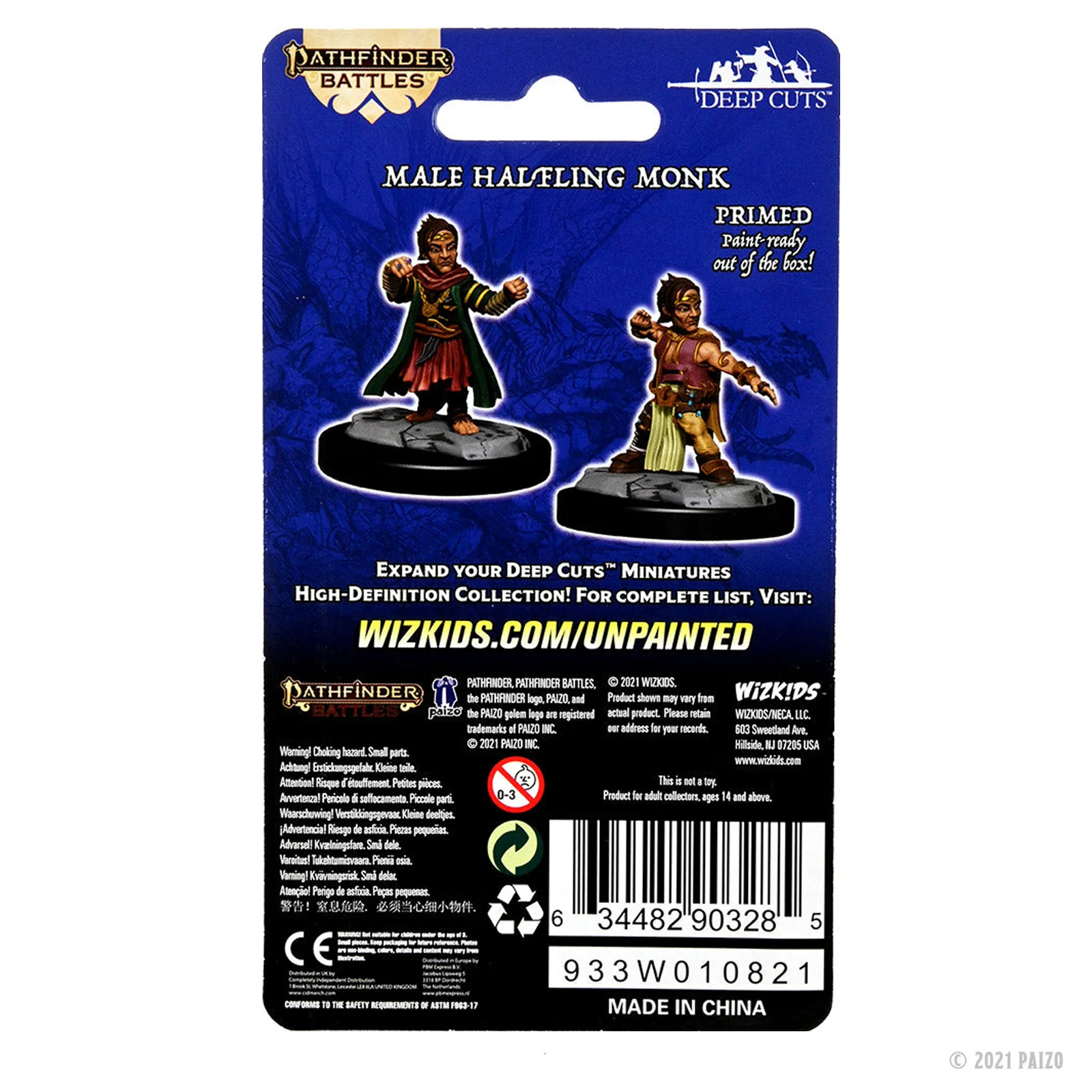 Pathfinder Deep Cuts: Halfing Monk Male - Image 2