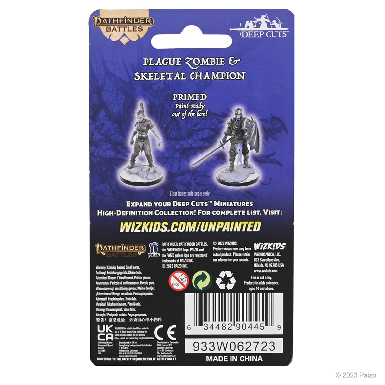 Pathfinder Deep Cuts Miniatures: Plague Zombie & Skeletal Champion - Image 2