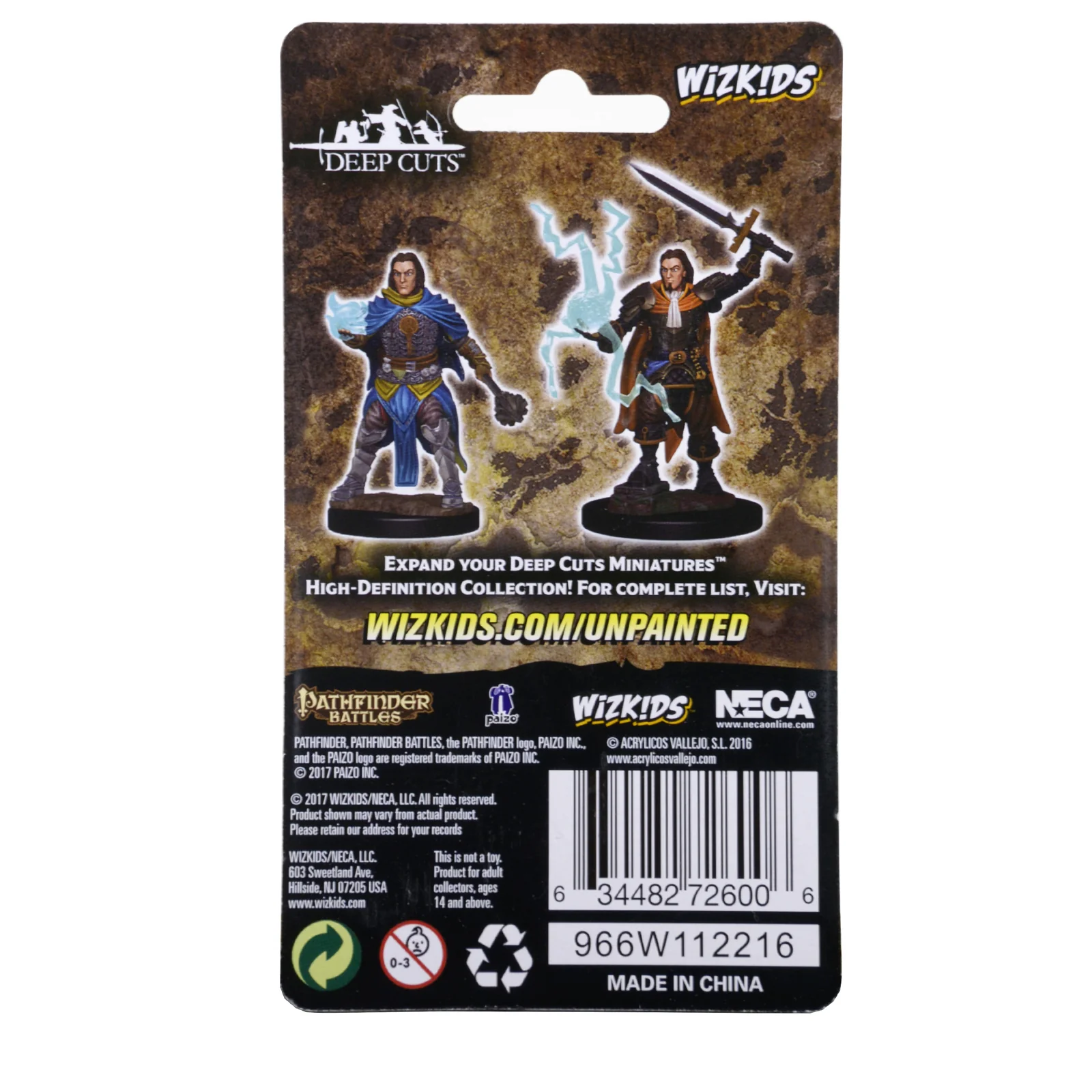 Pathfinder Deep Cuts Unpainted Miniatures: Human Male Cleric - Image 2